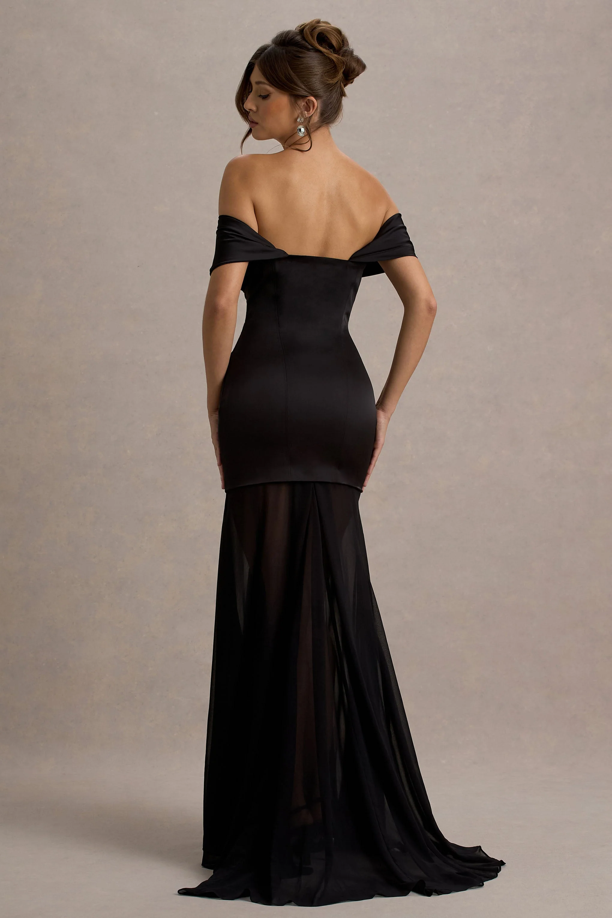10069-anders-black-satin-bardot-maxi-dress-with-sheer-skirt-1.webp