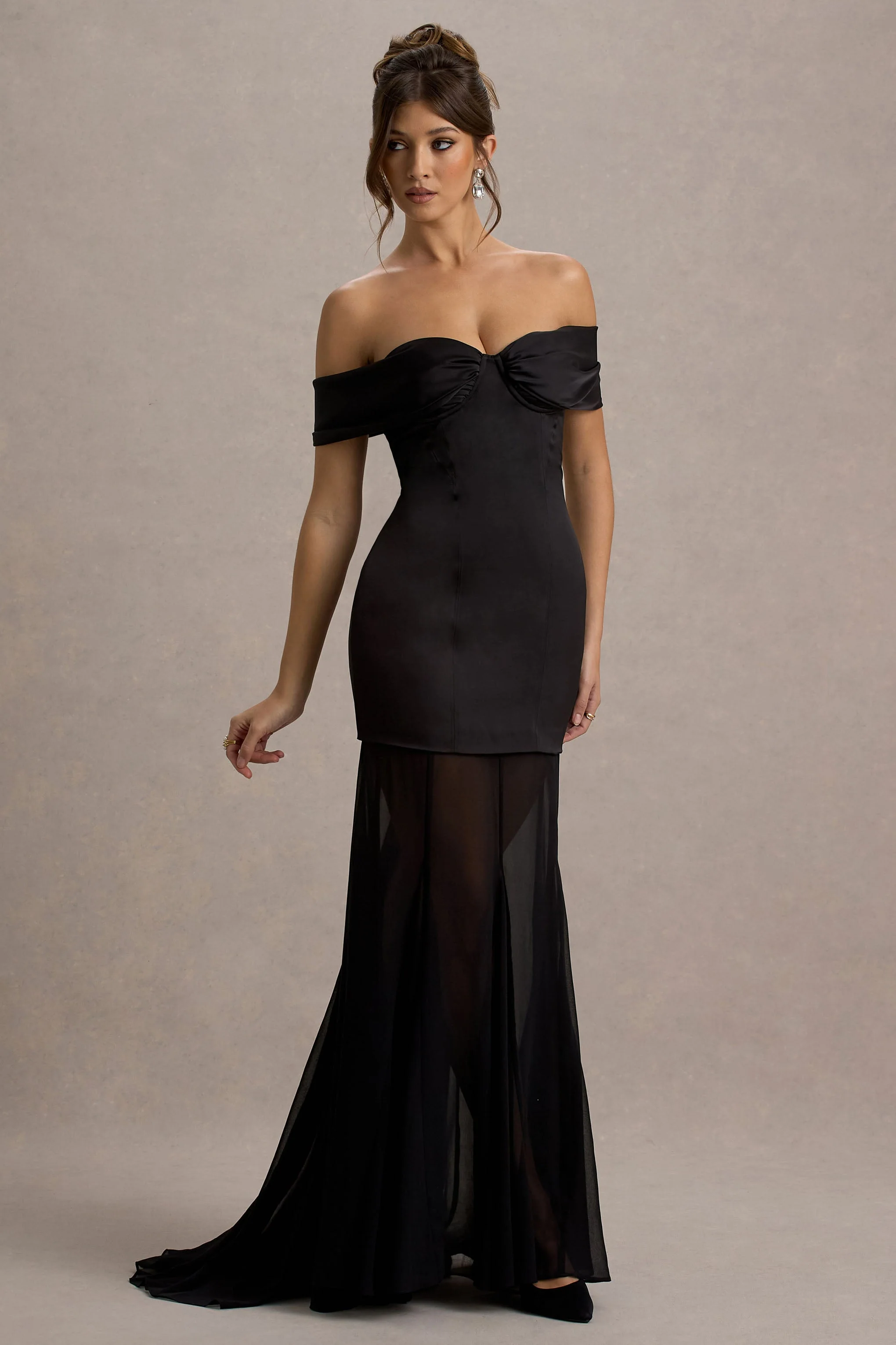 10069-anders-black-satin-bardot-maxi-dress-with-sheer-skirt-1.webp