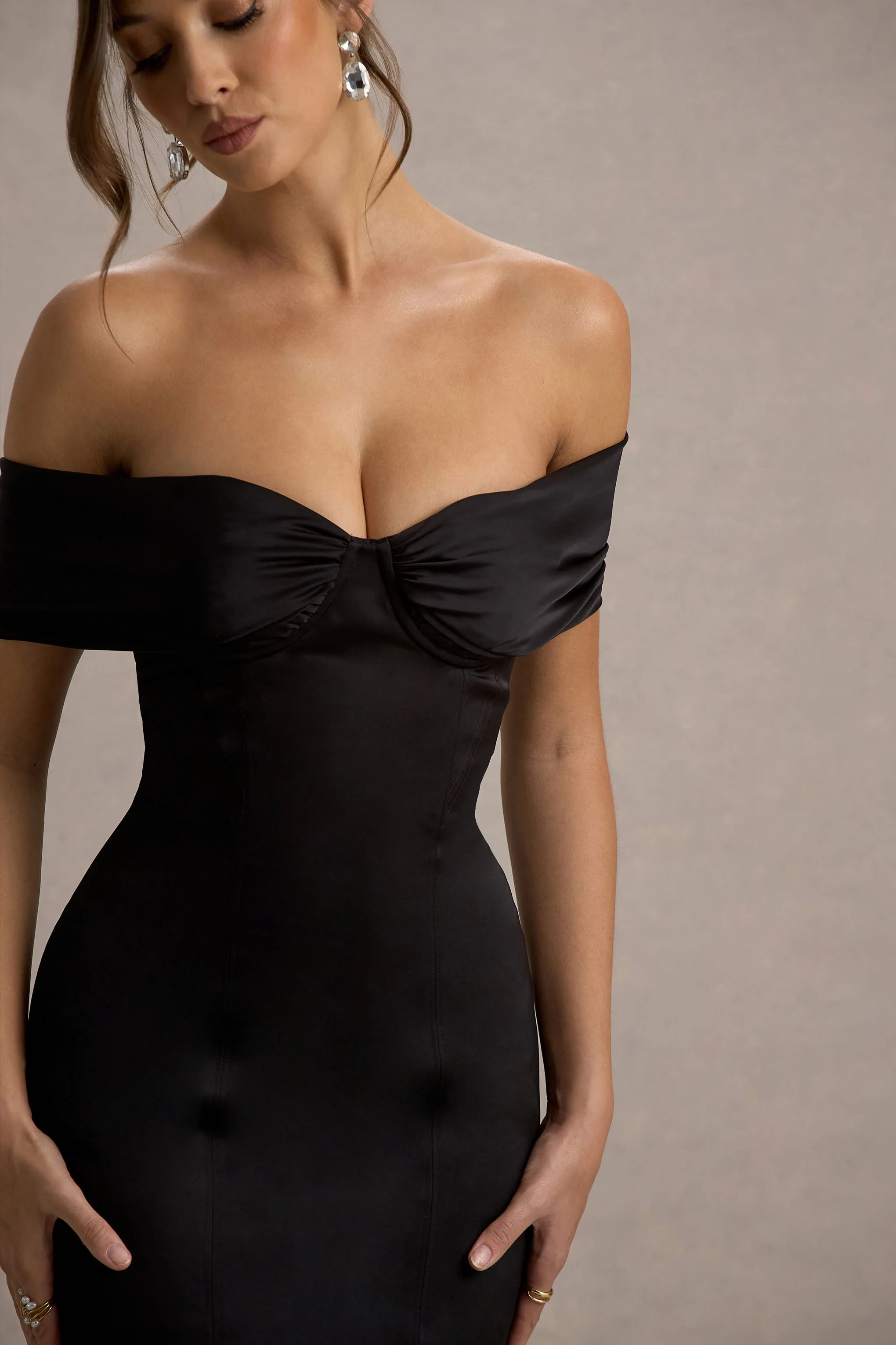 10069-anders-black-satin-bardot-maxi-dress-with-sheer-skirt-1.webp