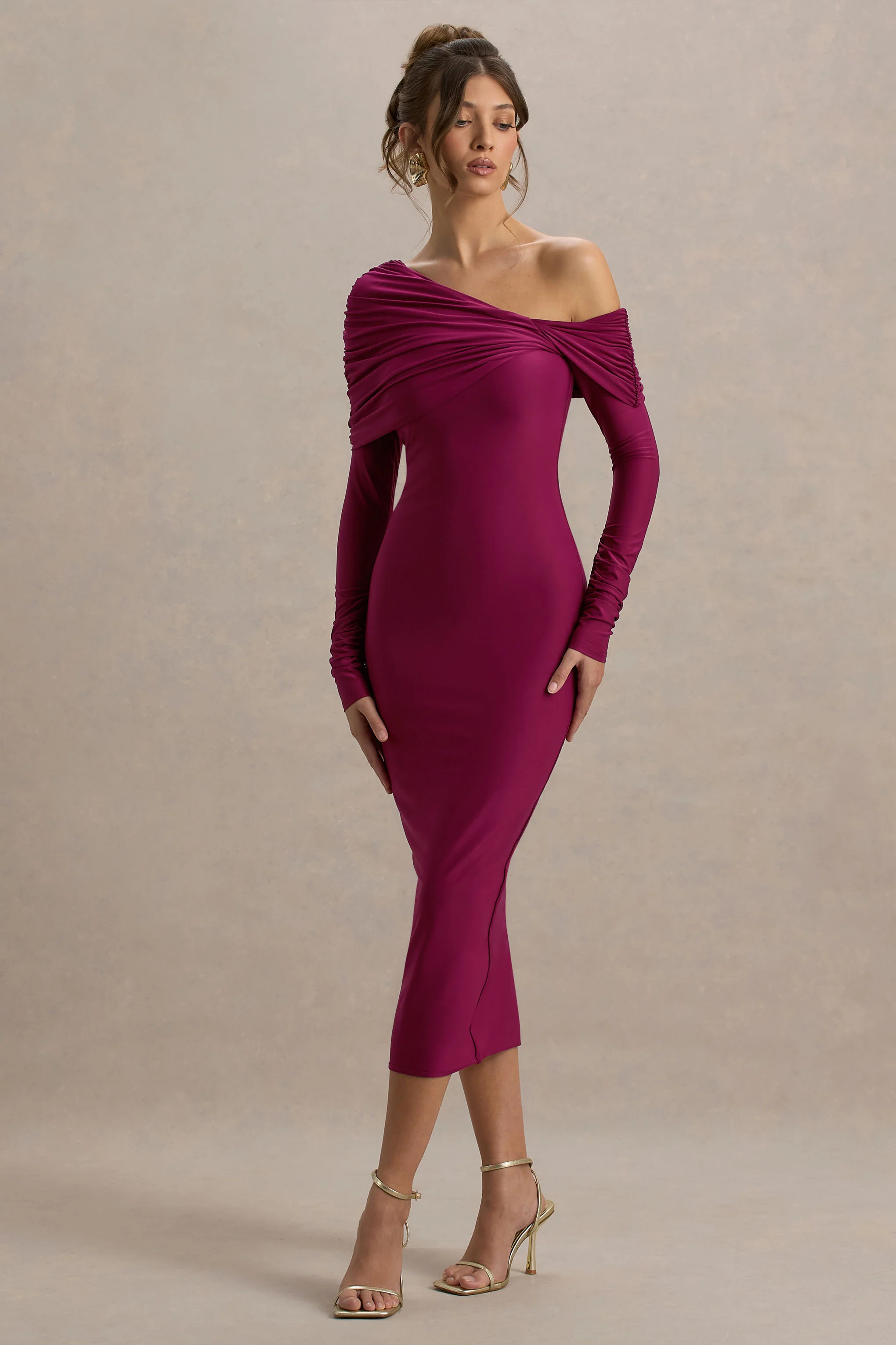 10461-cleo-burgundy-bodycon-midi-dress-with-mesh-sleeves-1.webp