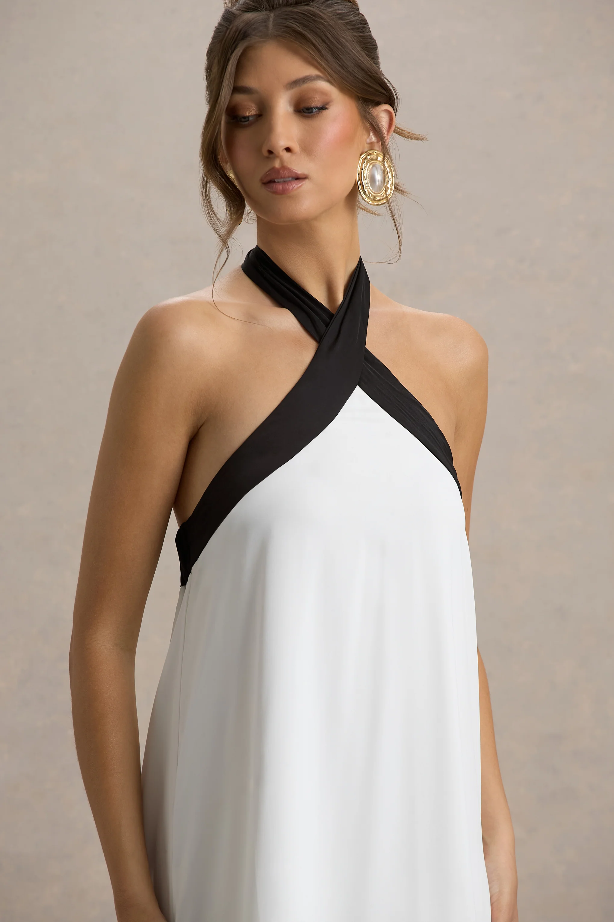 10762-clarabella-white-black-halter-neck-maxi-dress-1.webp