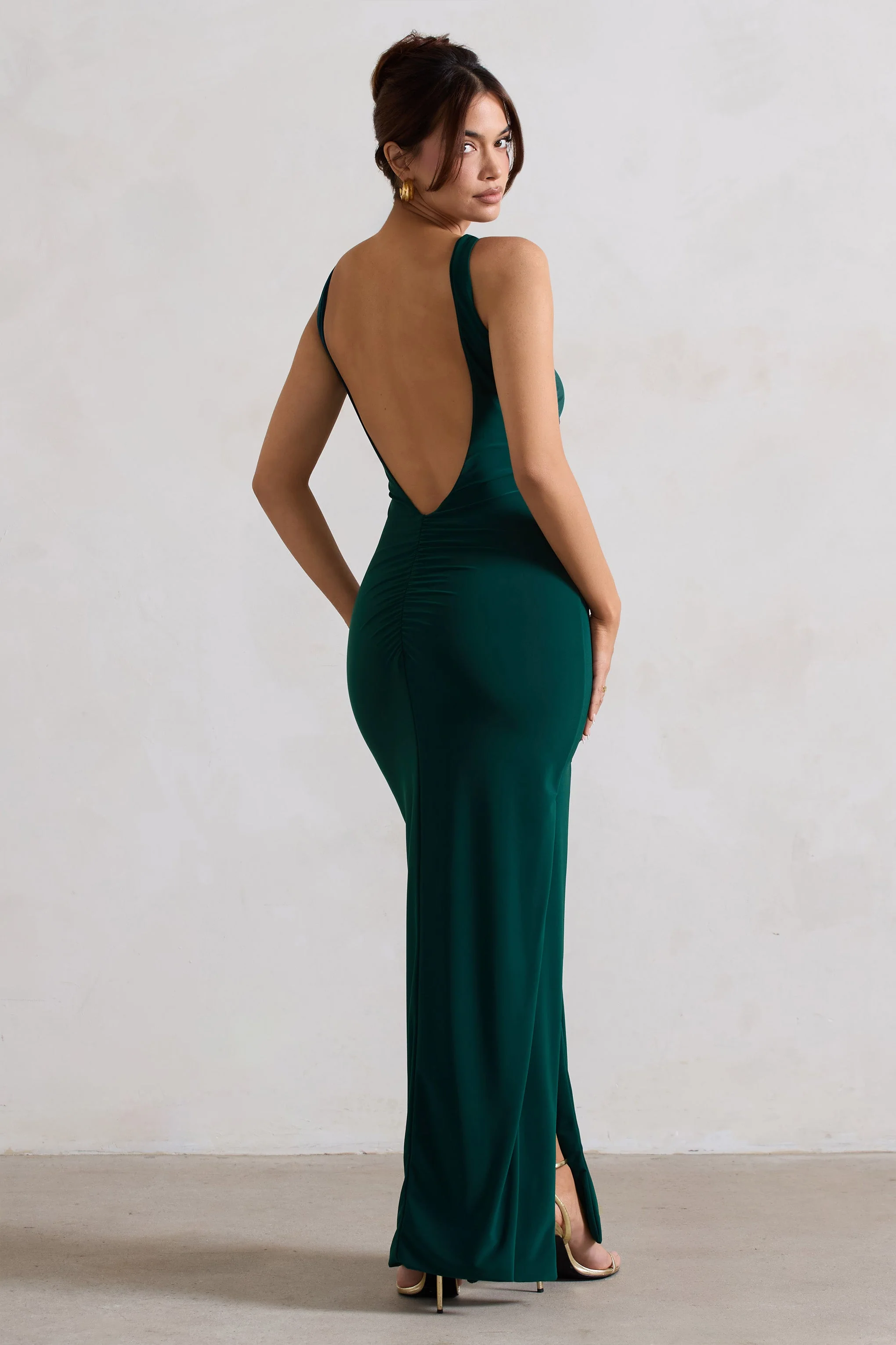 1084-kate-bottle-green-square-neck-maxi-dress-with-plunge-back-and-side-thigh-split-1.webp