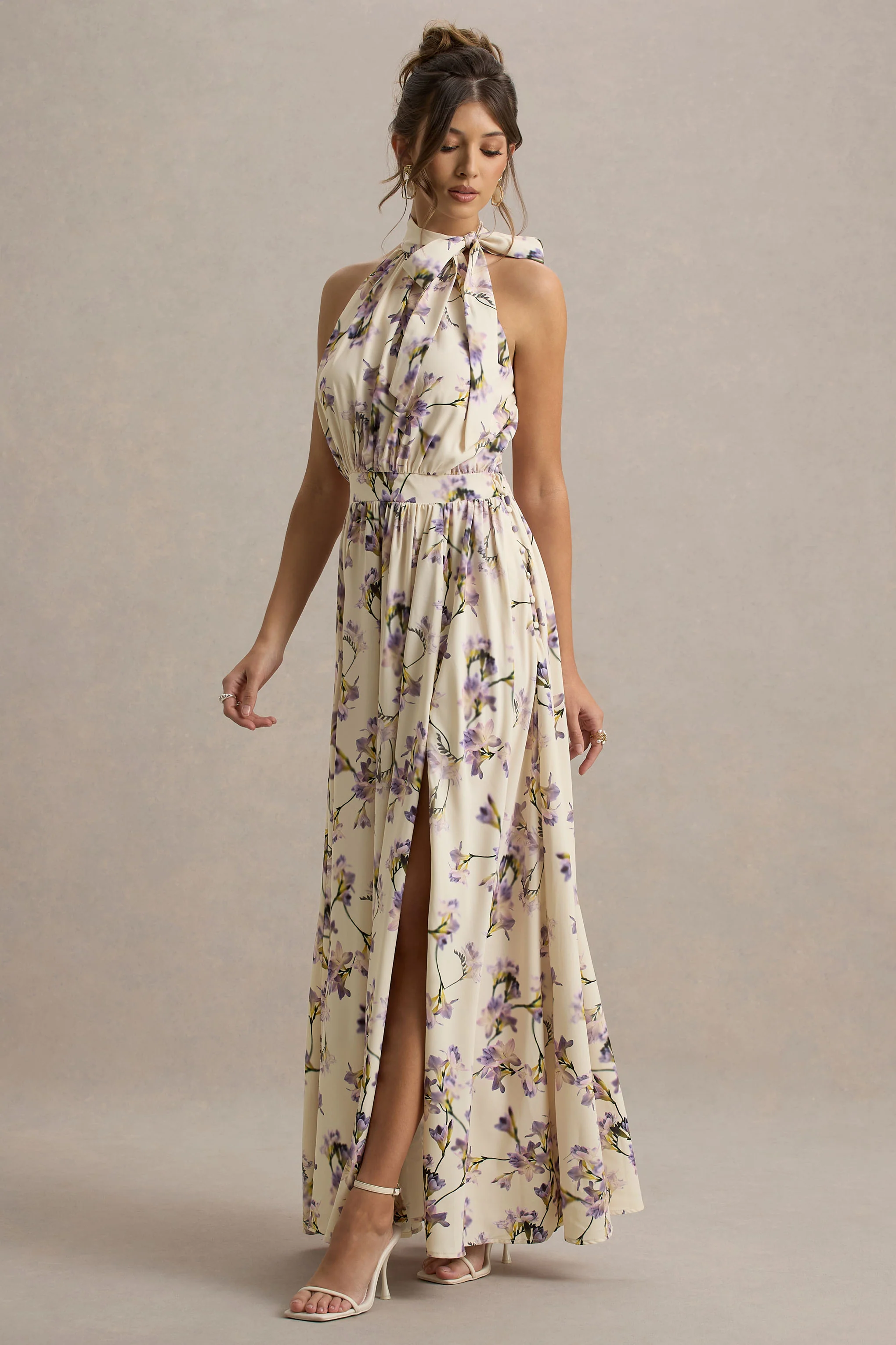 10846-talia-lemon-floral-print-high-neck-split-maxi-dress-with-bow-1.webp