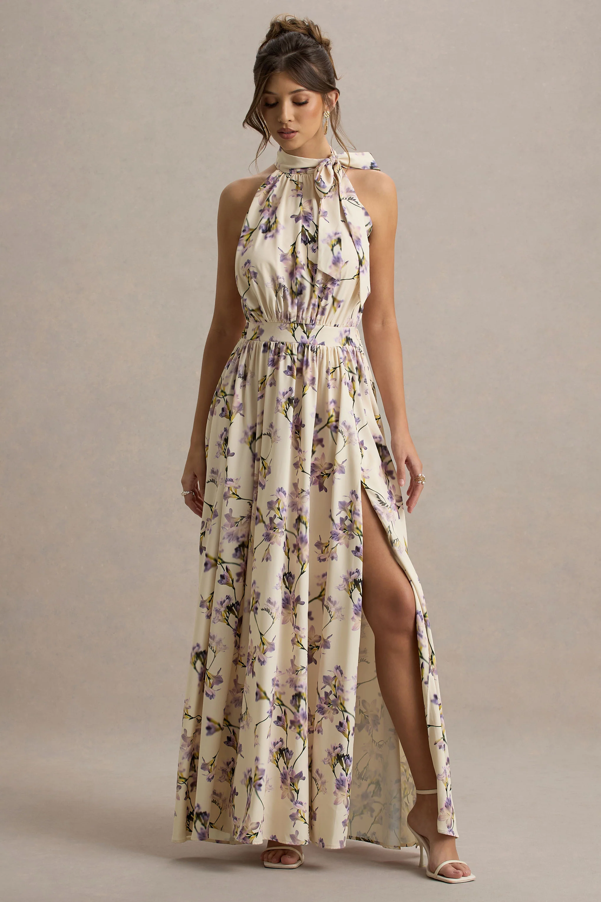 10846-talia-lemon-floral-print-high-neck-split-maxi-dress-with-bow-1.webp