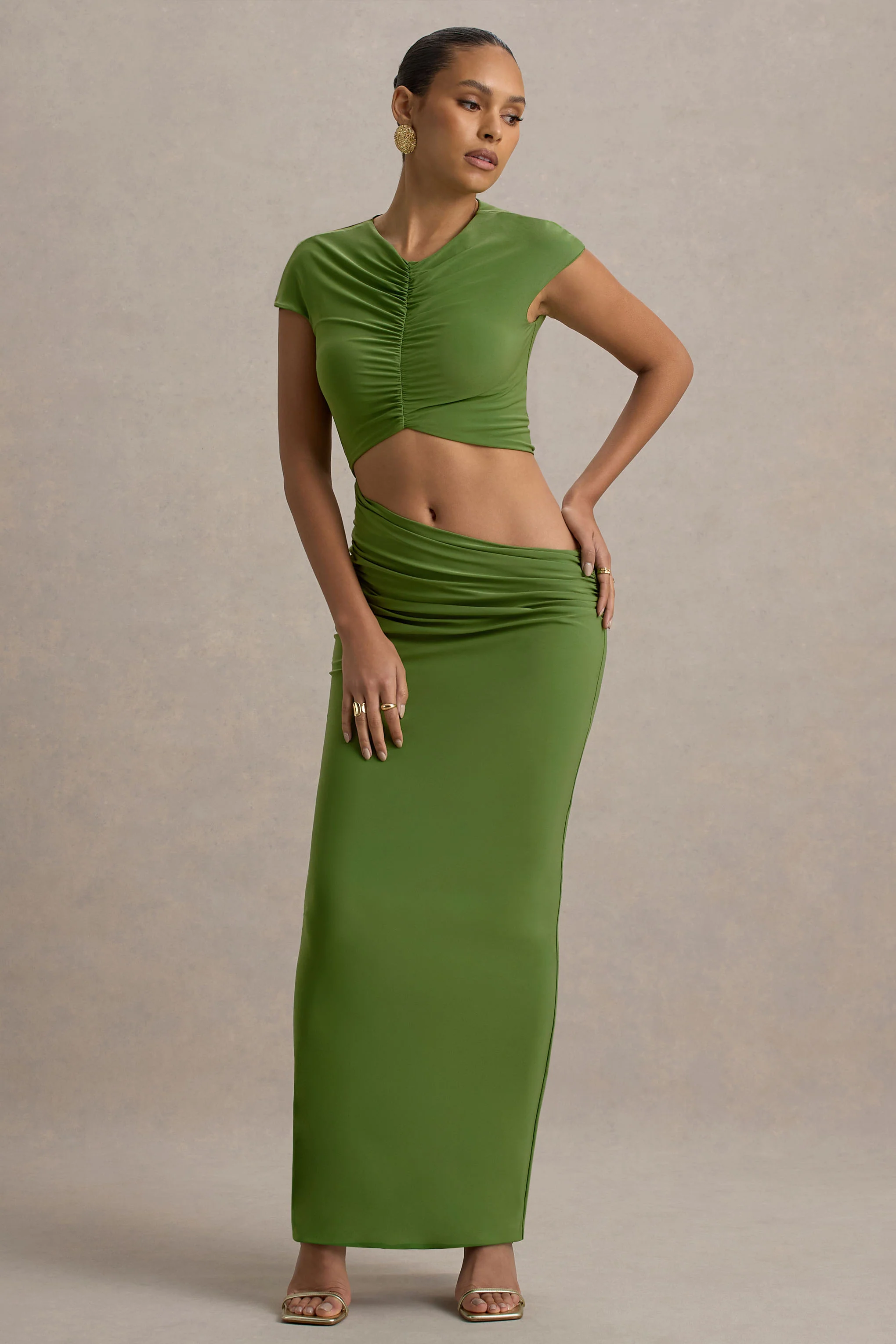 11257-pia-green-short-sleeve-maxi-dress-with-cut-out-1.webp