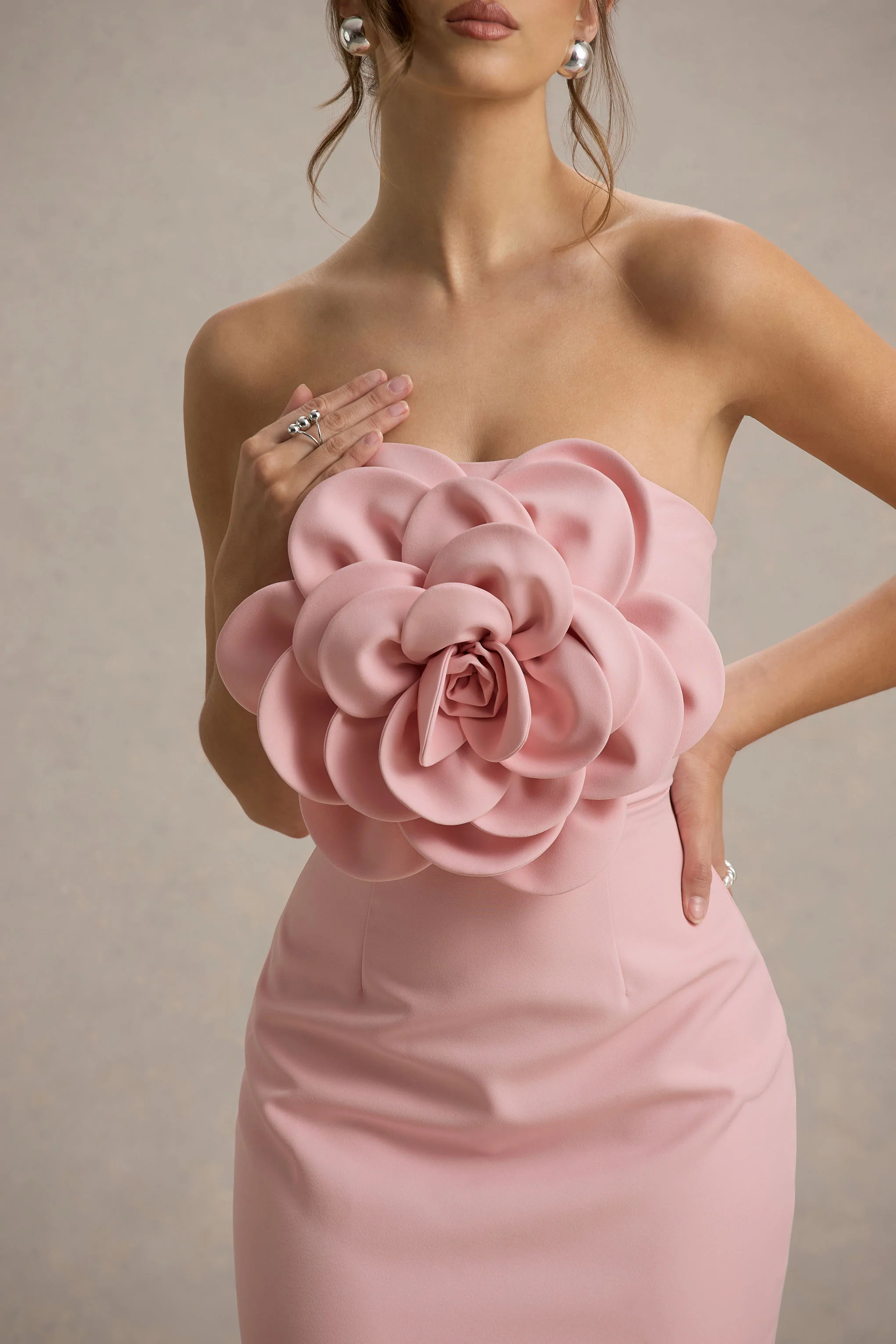 11444-phina-pale-pink-bodycon-midi-dress-with-large-floral-corsages-1.webp