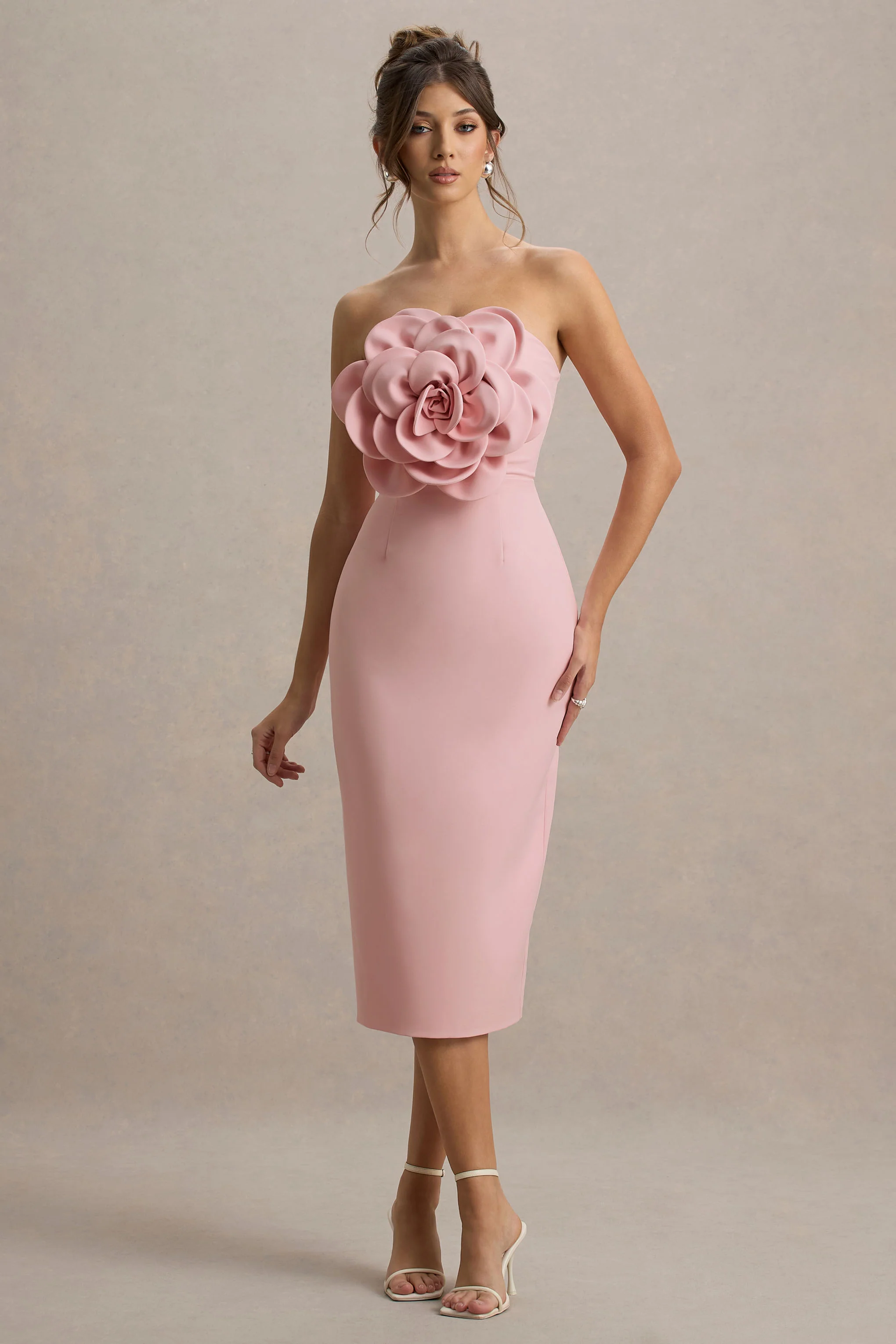 11444-phina-pale-pink-bodycon-midi-dress-with-large-floral-corsages-1.webp
