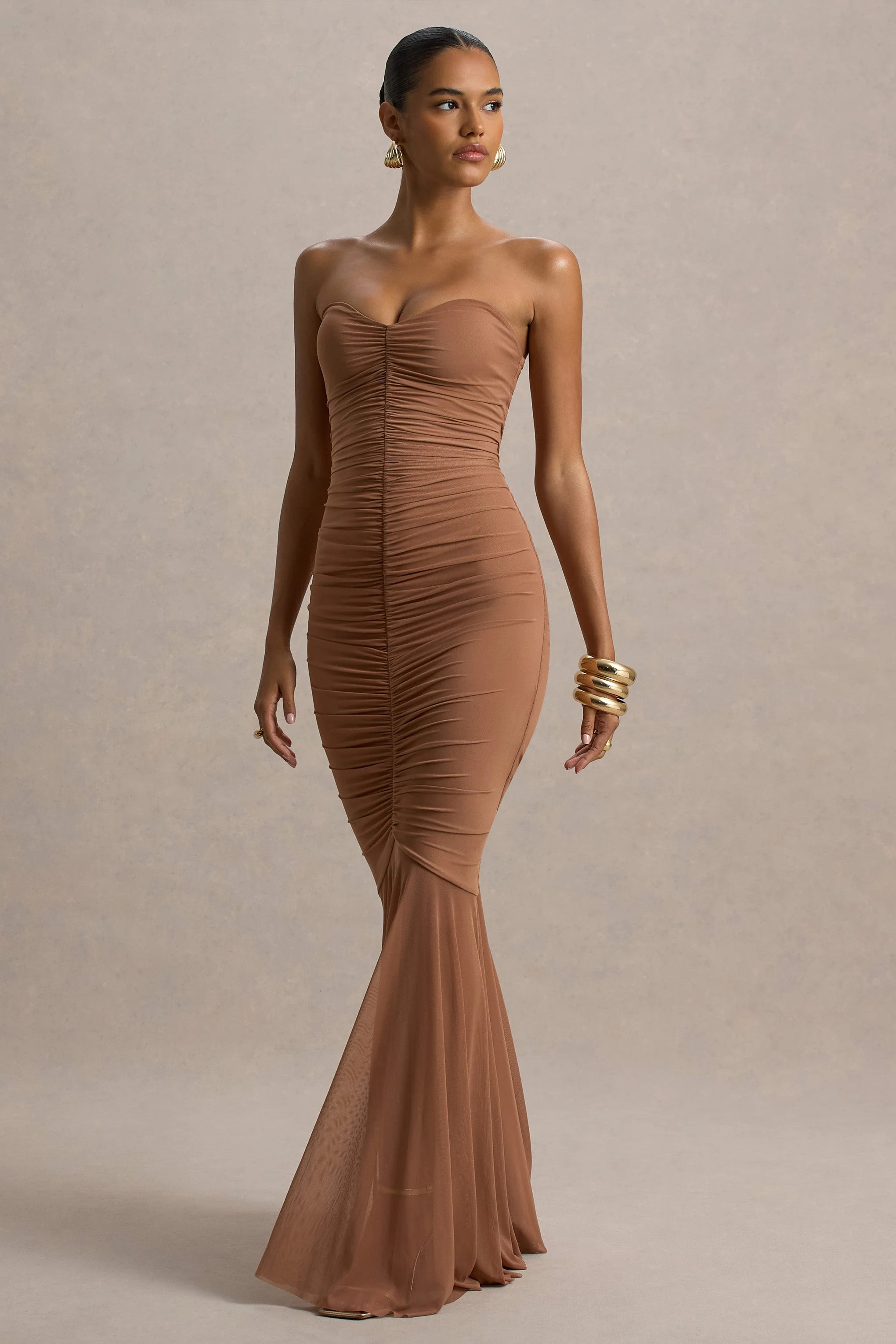 11816-talisa-mocha-ruched-fishtail-maxi-dress-with-mesh-hem-1.webp