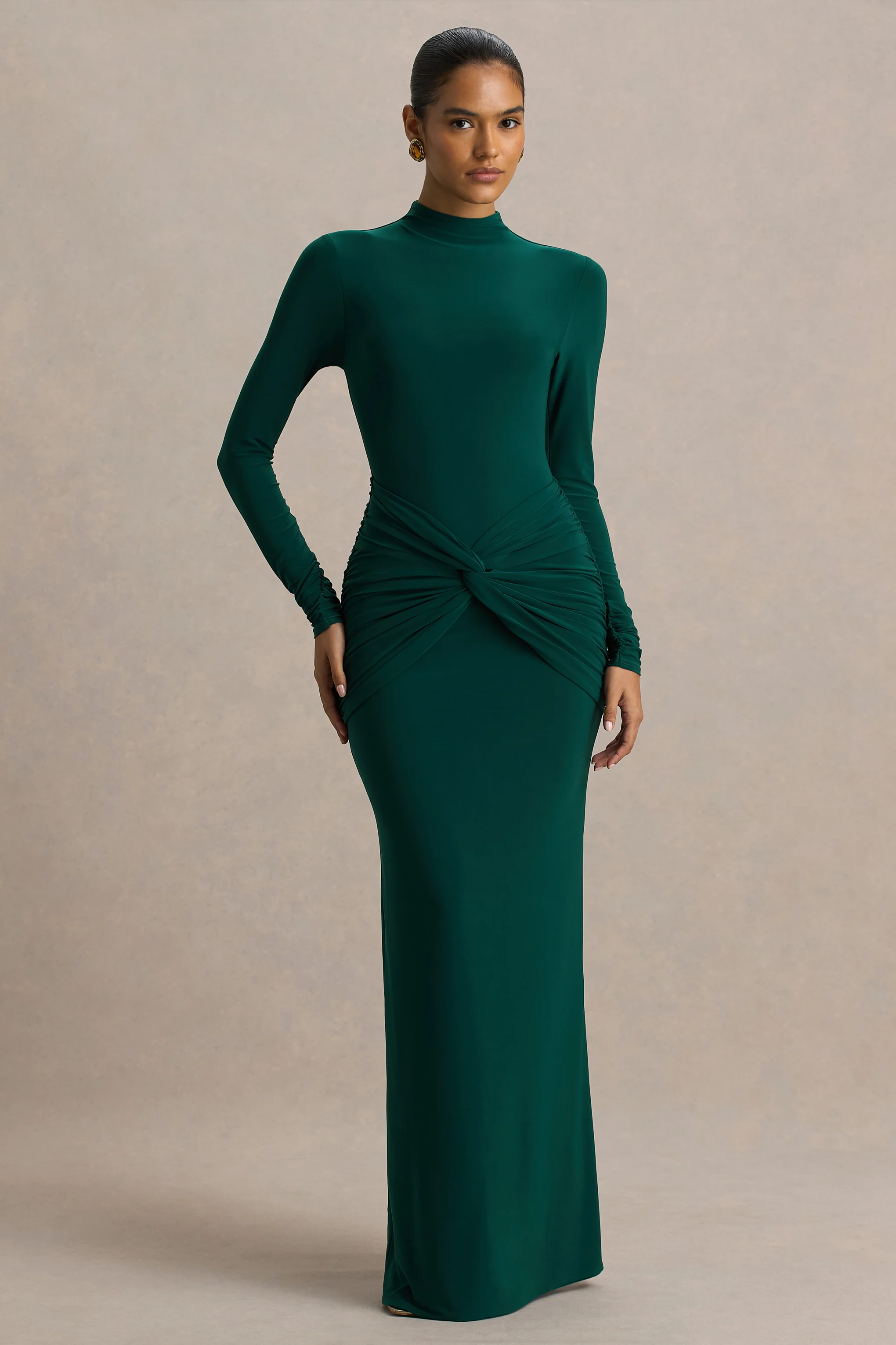 12201-alula-bottle-green-high-neck-maxi-dress-with-twist-detail-1.webp