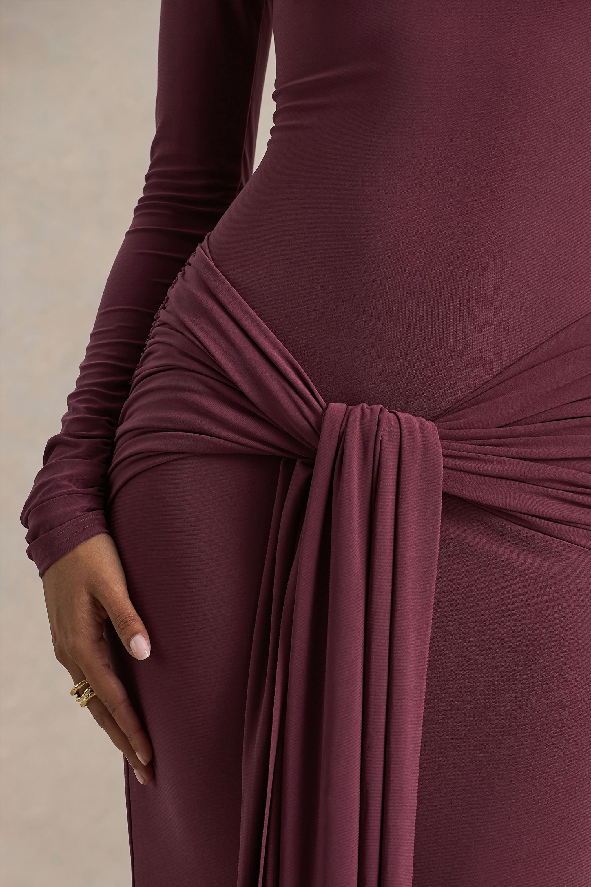12377-myra-burgundy-high-neck-maxi-dress-with-sash-and-ruched-detailing-1.webp