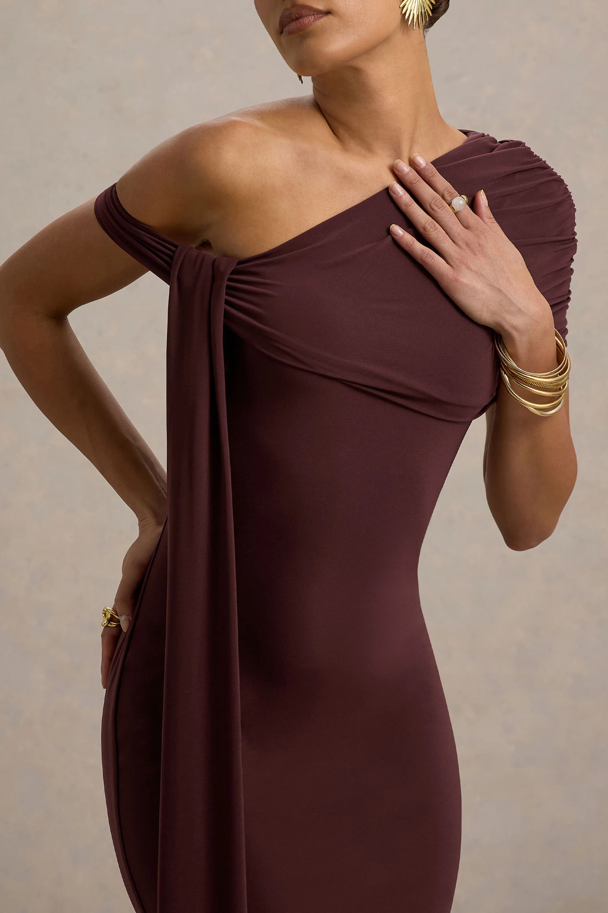 12461-praia-burgundy-asymmetric-neck-midi-dress-with-sash-and-draped-detailing-1.webp
