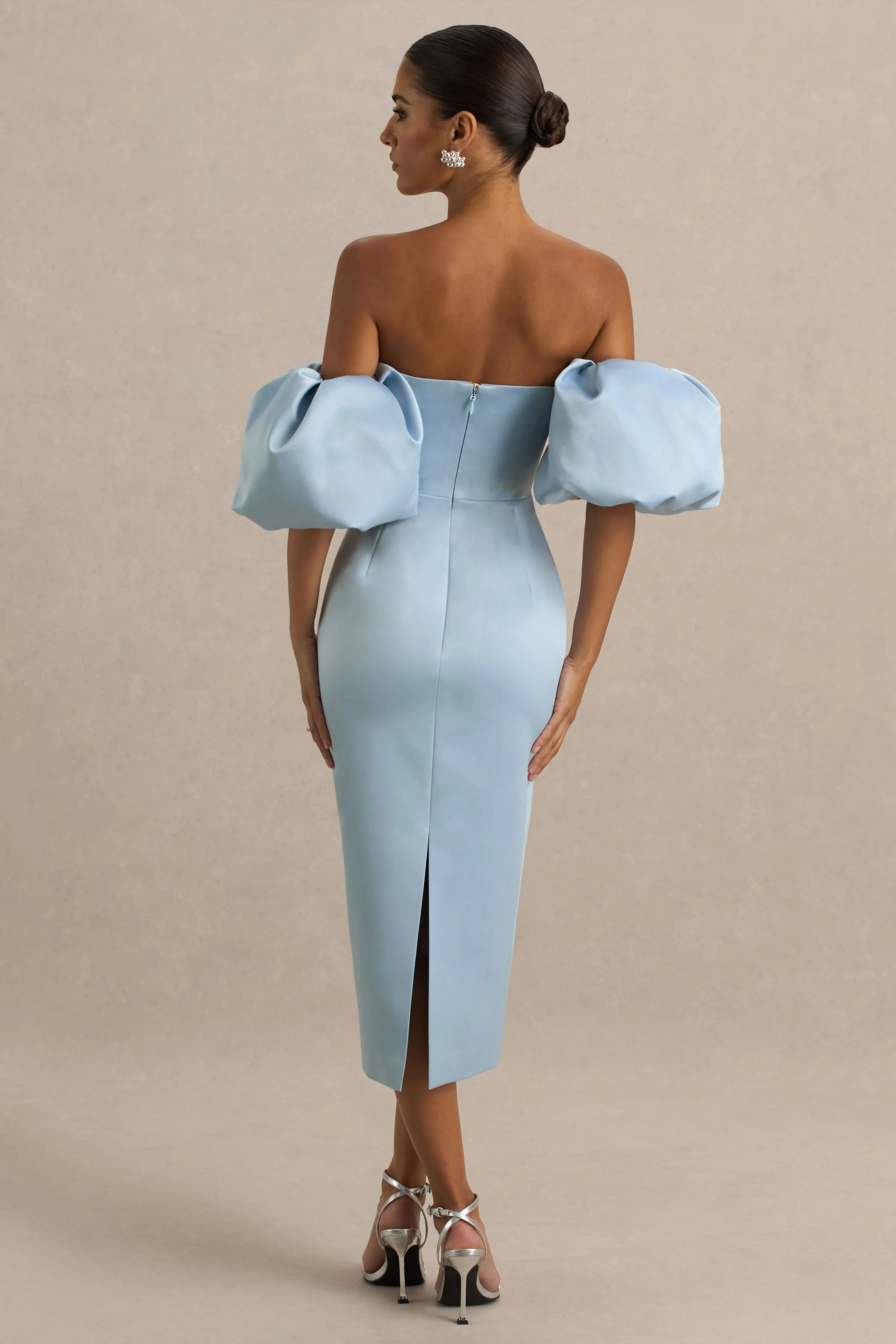 12810-imogen-powder-blue-satin-short-sleeve-bardot-midi-dress-with-ruffle-detail-1.webp