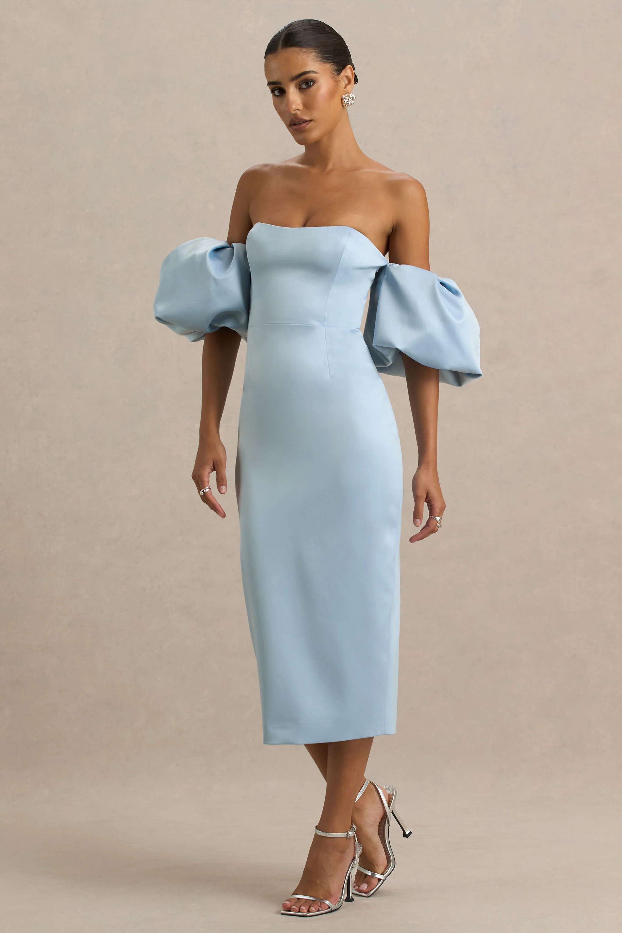 12810-imogen-powder-blue-satin-short-sleeve-bardot-midi-dress-with-ruffle-detail-1.webp