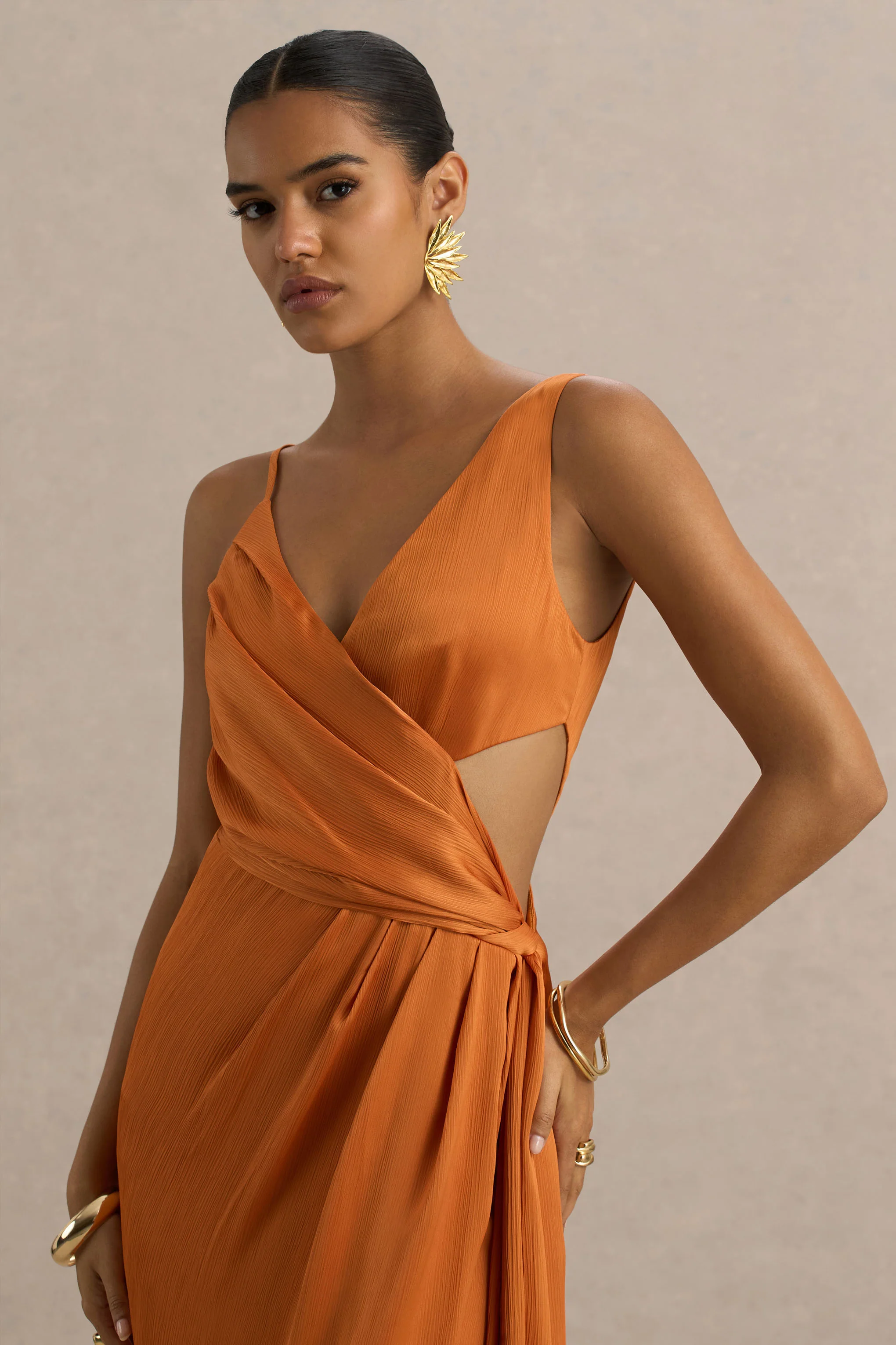 13736-livia-orange-plunge-neck-fishtail-maxi-dress-1.webp