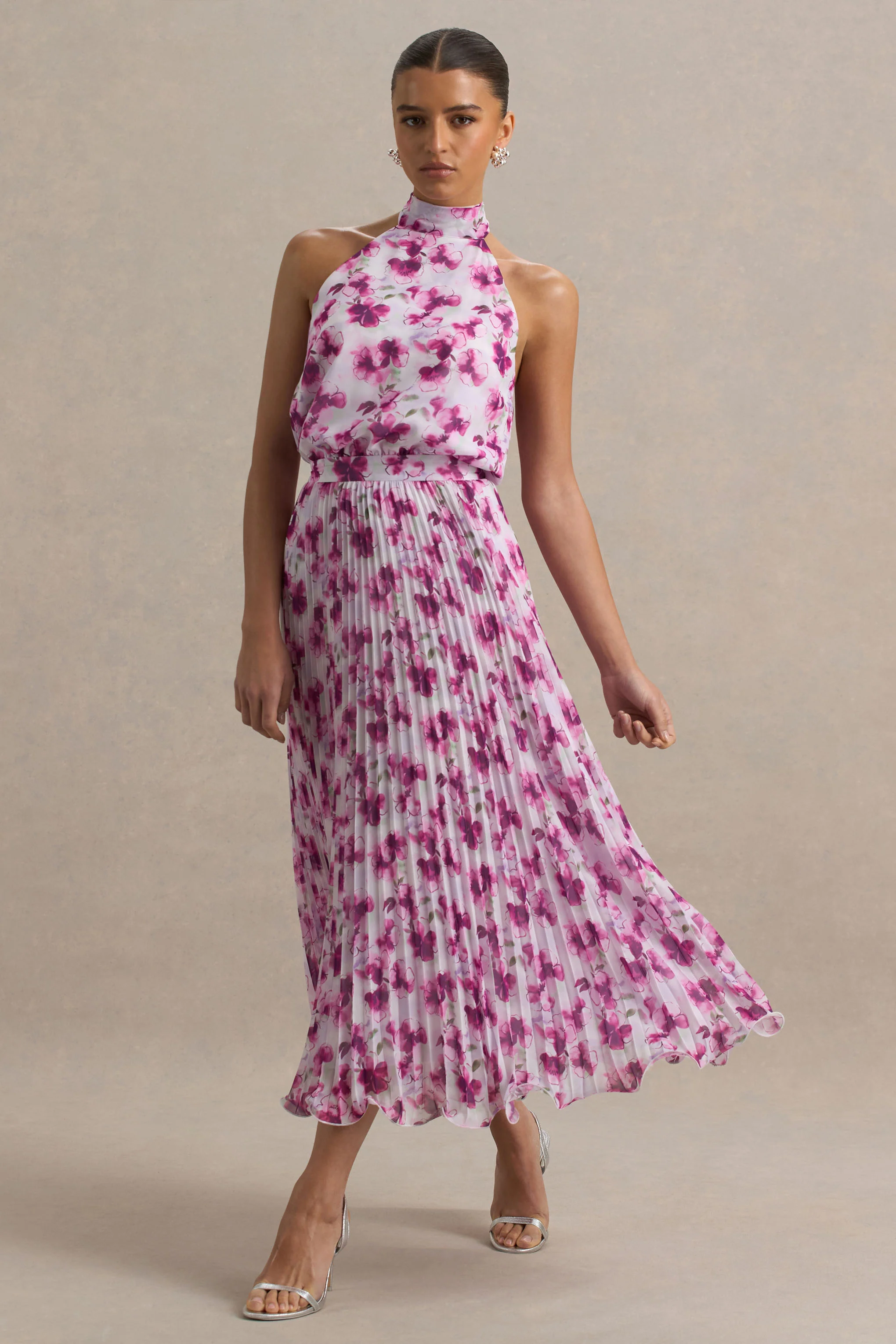13811-refractive-purple-floral-print-satin-maxi-dress-with-halter-neck-and-pleated-skirt-1.webp