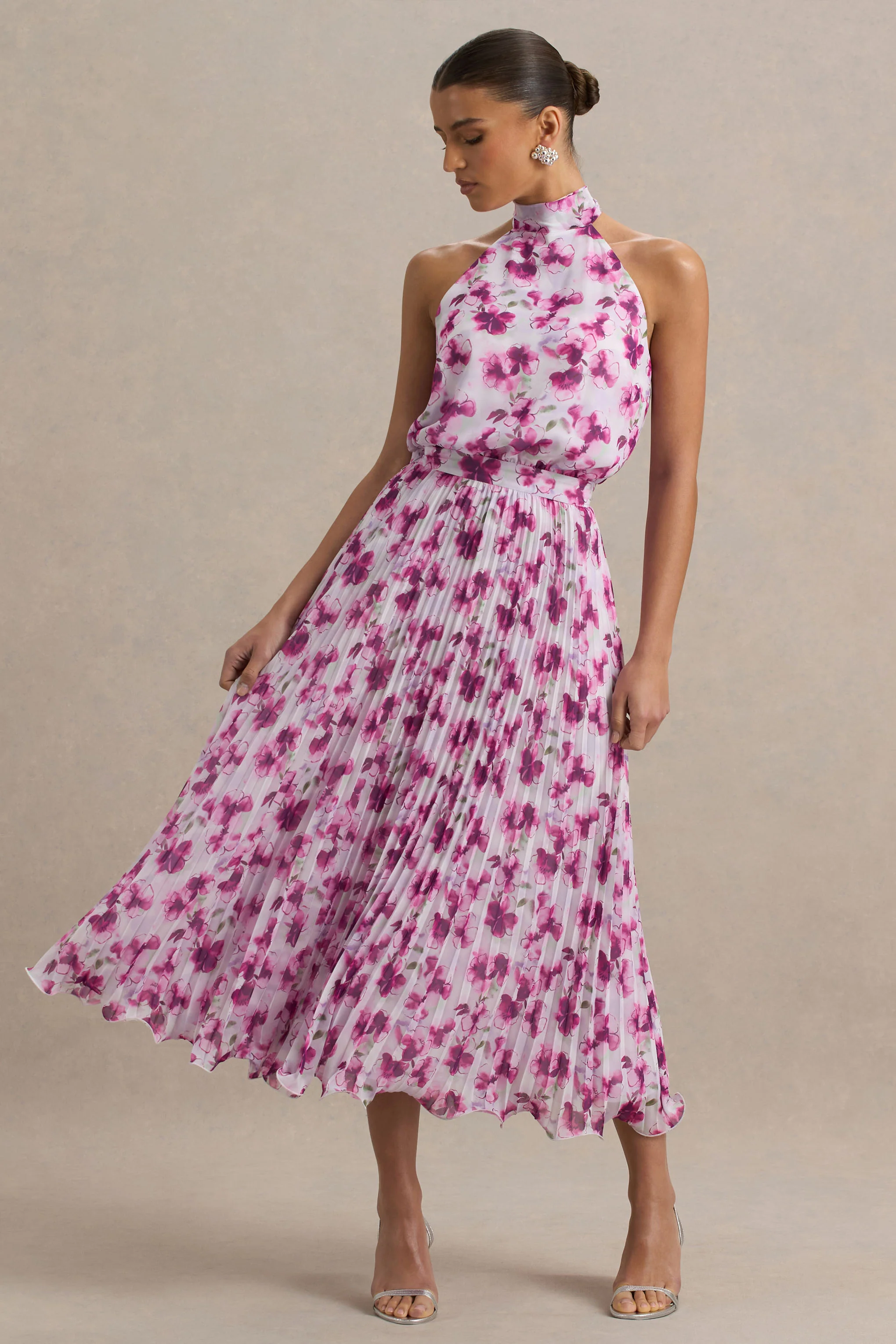 13811-refractive-purple-floral-print-satin-maxi-dress-with-halter-neck-and-pleated-skirt-1.webp