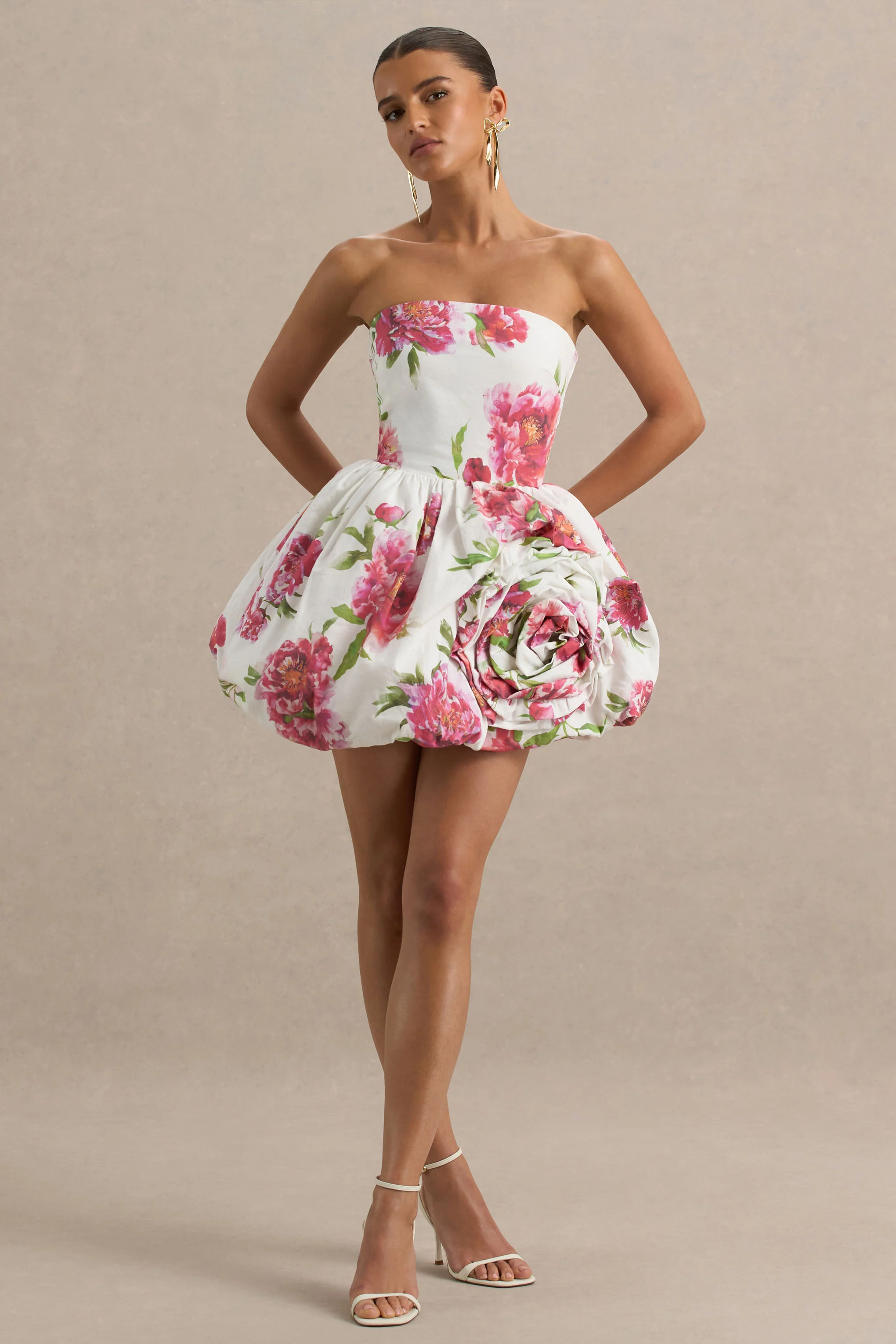 13818-adira-cream-floral-print-bandeau-puffball-mini-dress-with-ruffle-detail-1.webp