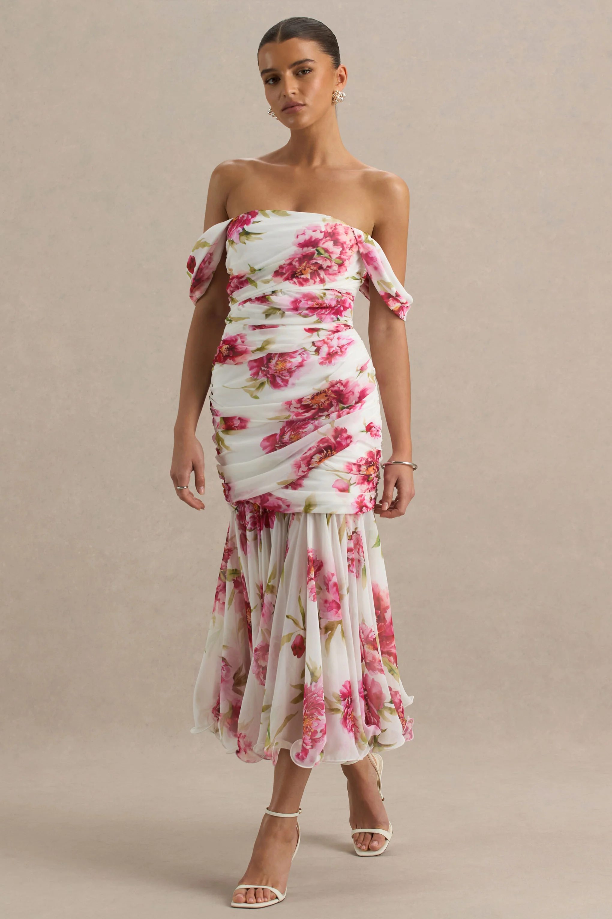 14281-madelyn-cream-floral-print-short-sleeve-bardot-wrap-maxi-dress-with-ruching-1.webp