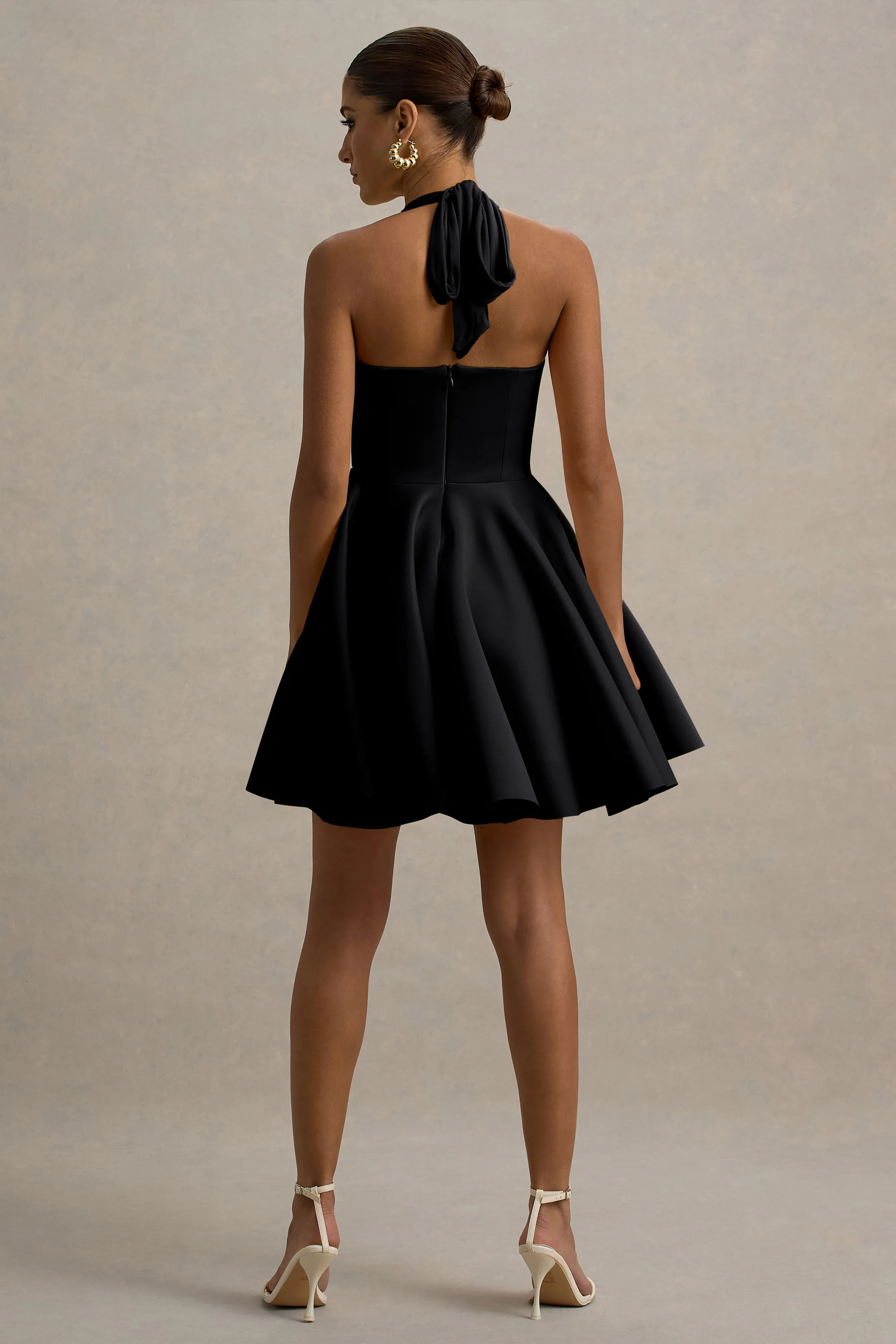 14534-peggy-black-halter-neck-skater-mini-dress-1.webp