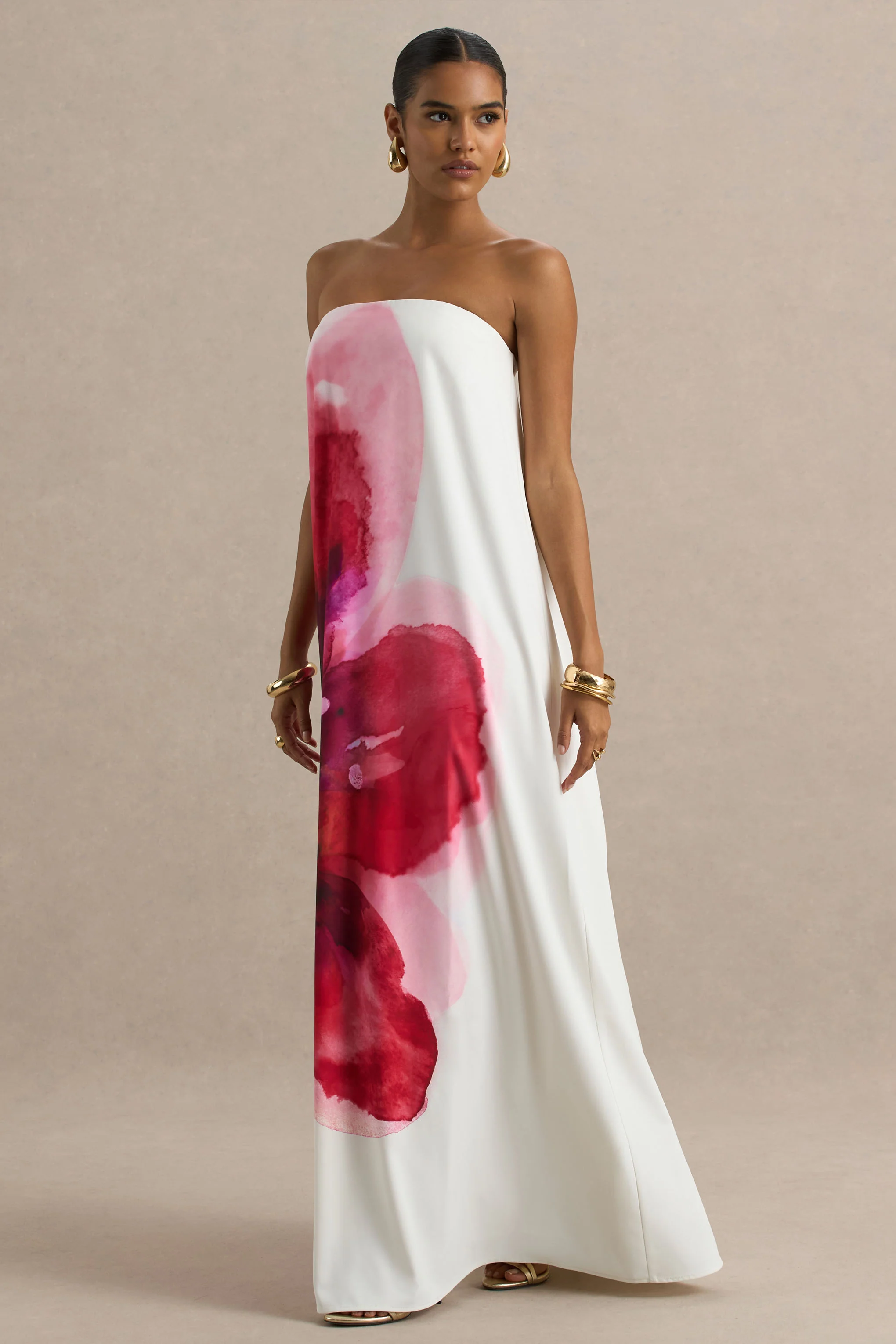 14548-breonna-bright-pink-floral-placement-print-bandeau-maxi-dress-1.webp