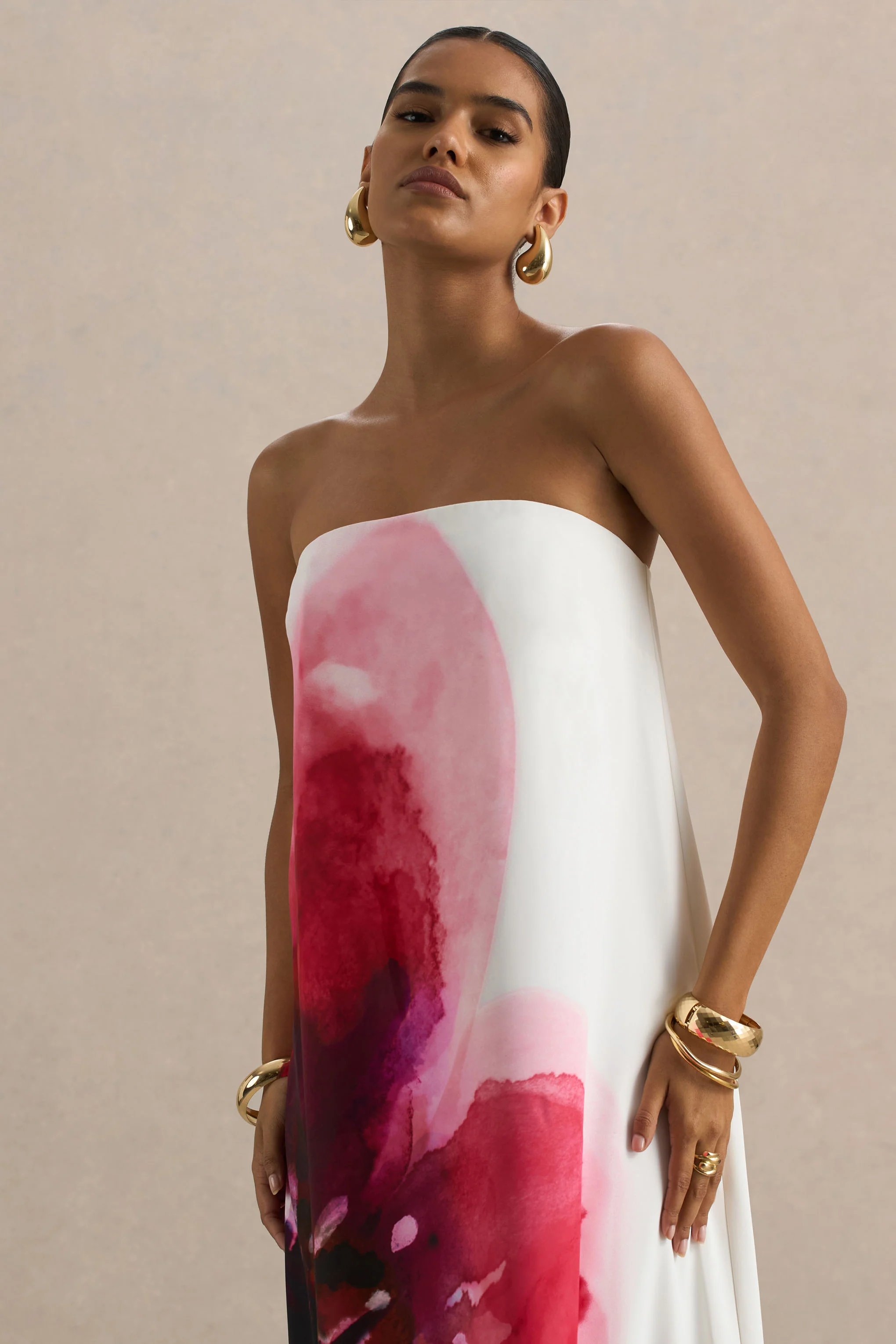 14548-breonna-bright-pink-floral-placement-print-bandeau-maxi-dress-1.webp