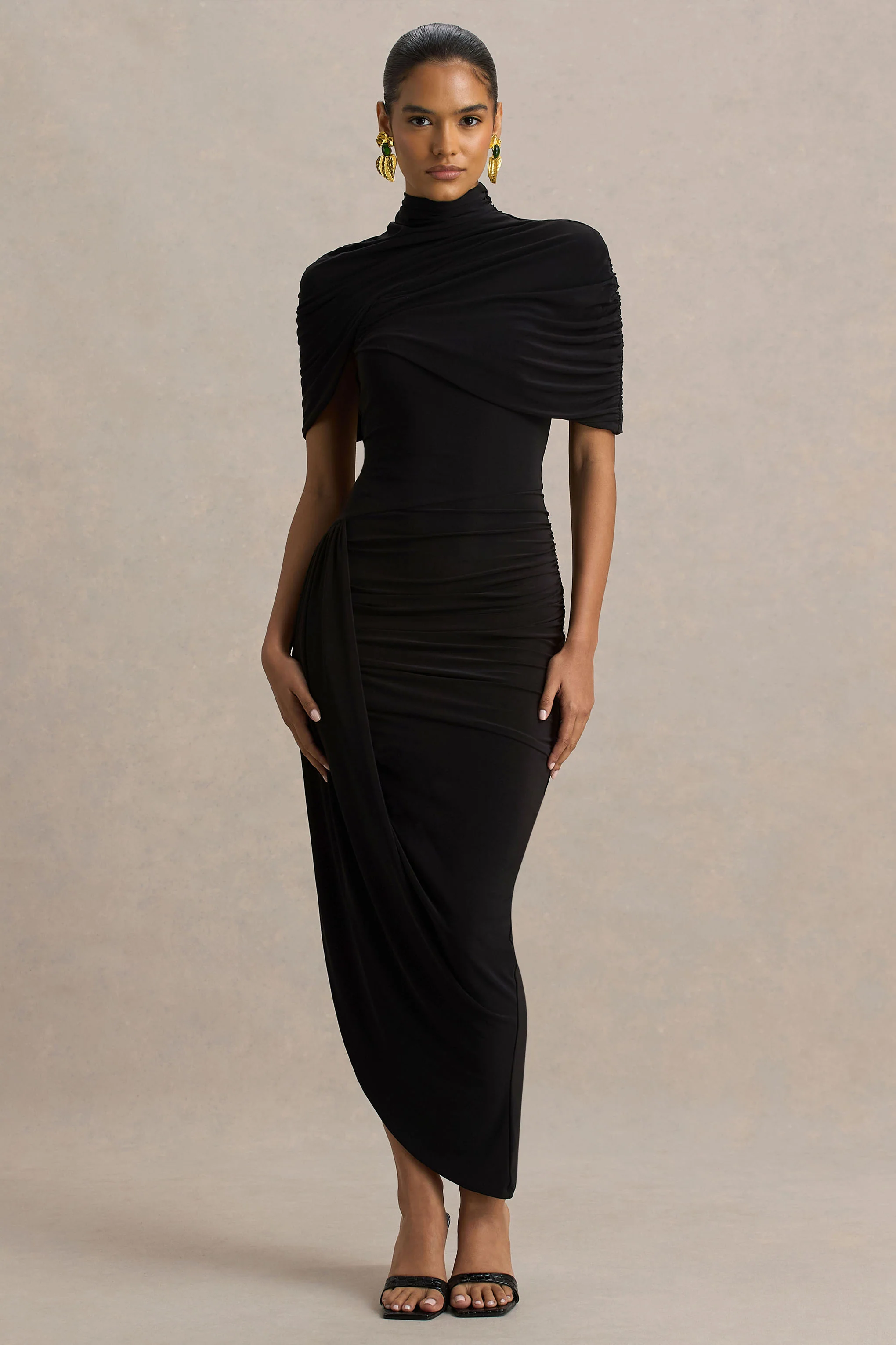 14646-enchant-black-asymmetric-twisted-cape-midi-dress-1.webp