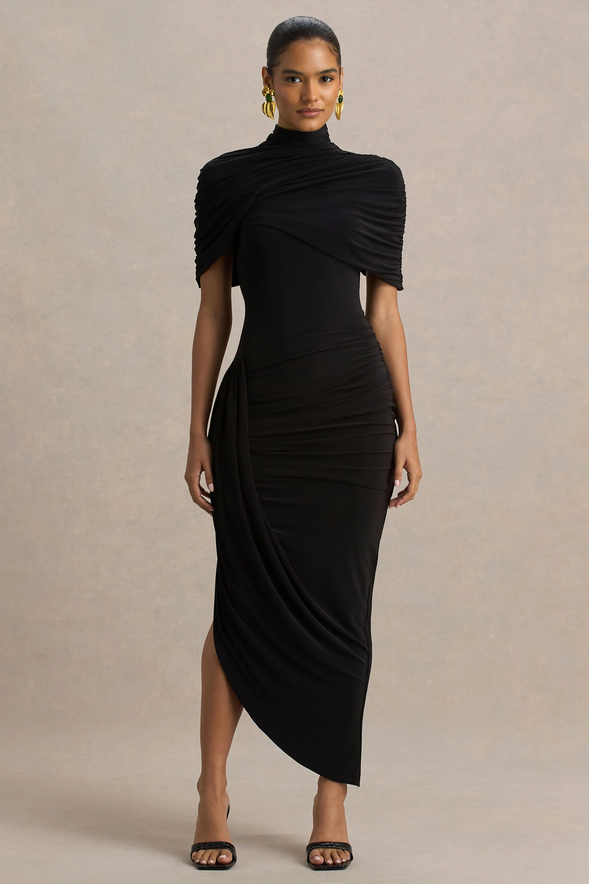 14646-enchant-black-asymmetric-twisted-cape-midi-dress-1.webp