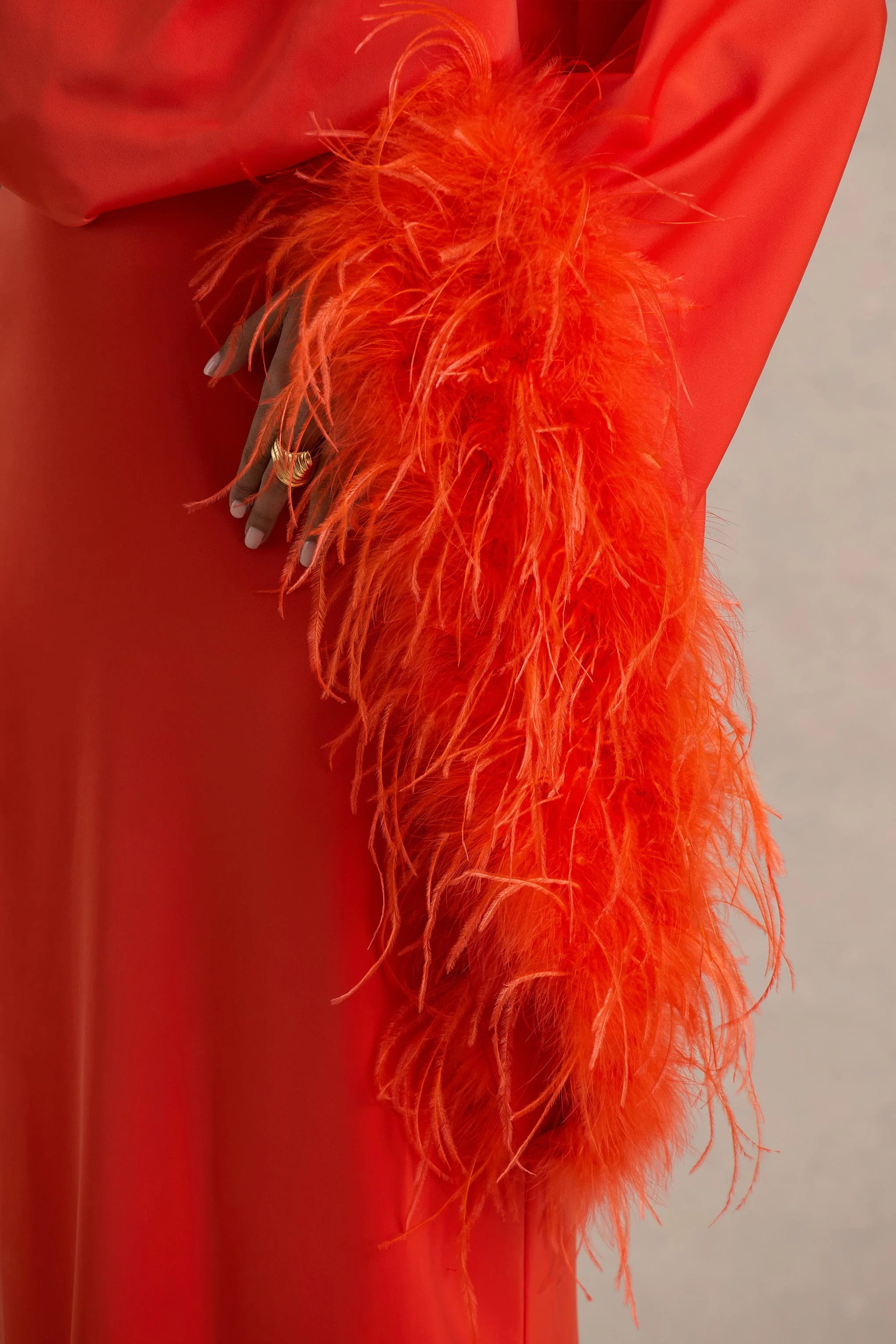 14766-felicity-orange-satin-asymmetric-neck-maxi-dress-with-feather-and-ruching-details-1.webp