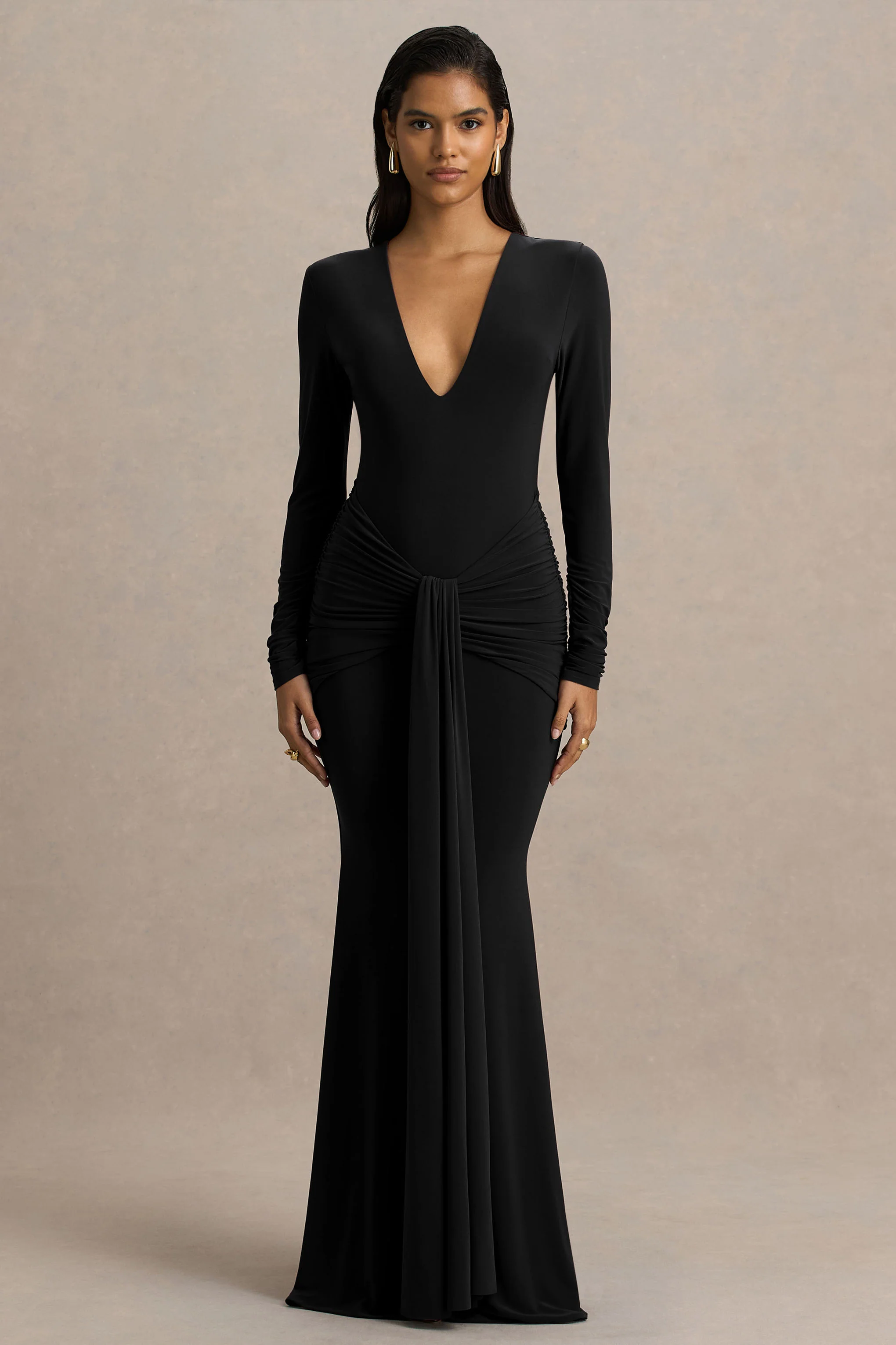 14862-saffie-black-extreme-plunge-wrap-maxi-dress-with-long-sleeves-and-ruched-detailing-1.webp
