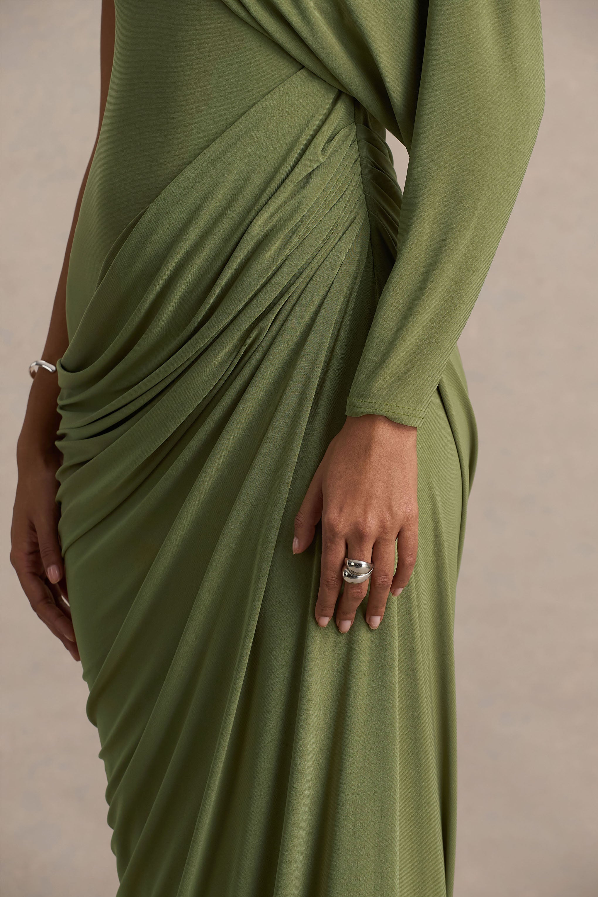 14957-aphra-green-high-neck-maxi-dress-with-cape-sleeve-1.webp
