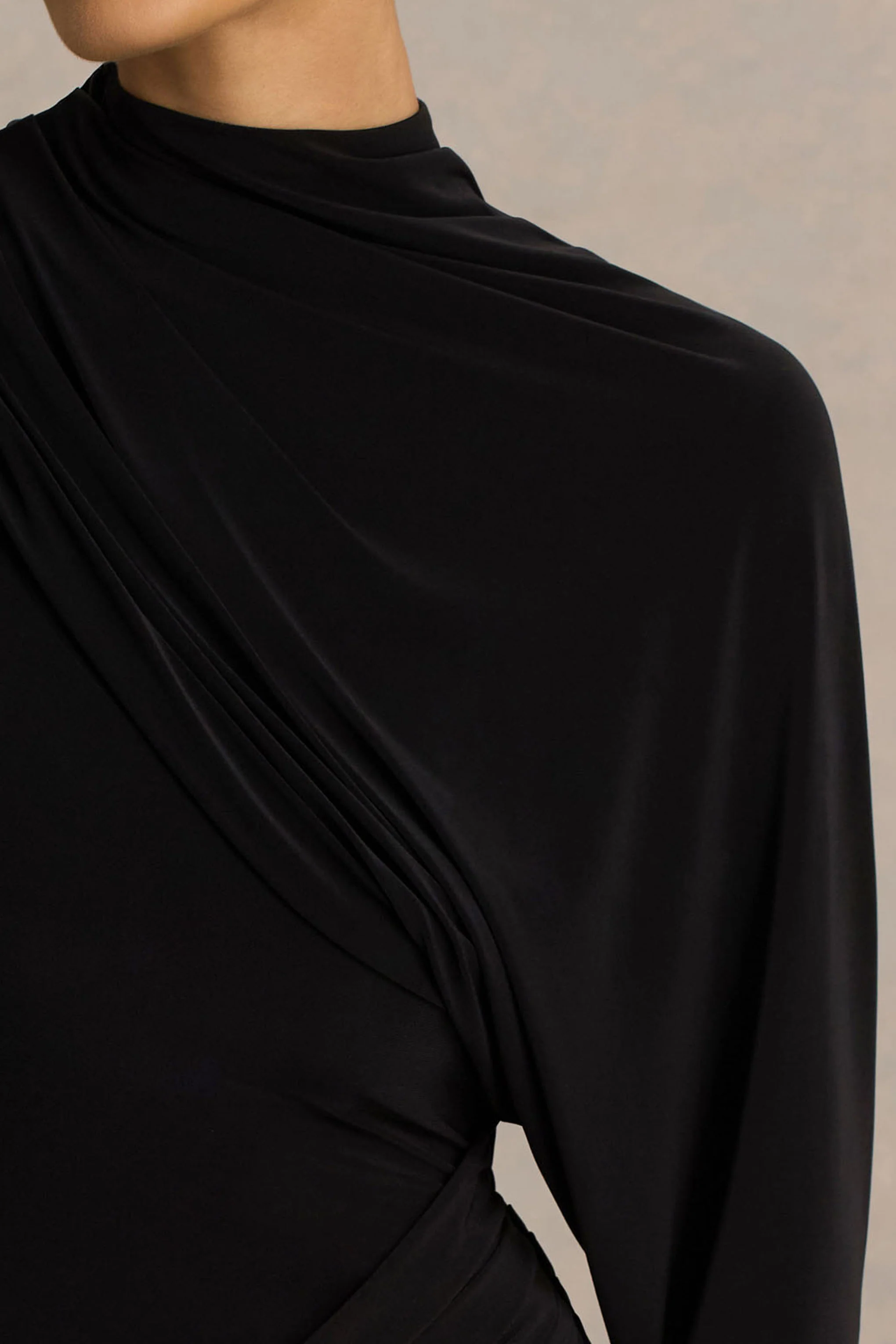 14964-aphra-black-high-neck-maxi-dress-with-cape-sleeve-1.webp