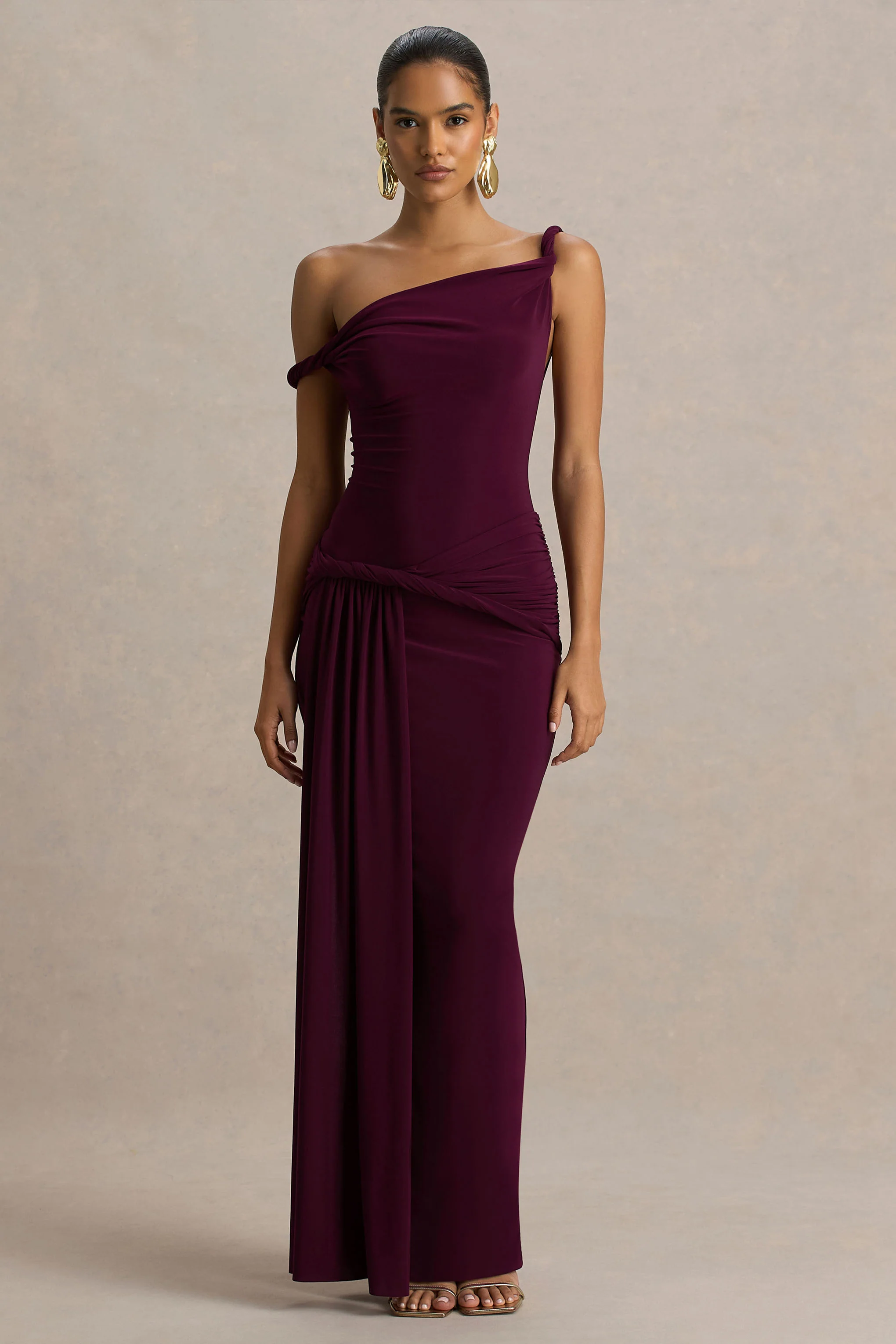 15012-tulisa-burgundy-asymmetric-neck-maxi-dress-with-twist-sleeves-and-ruched-detailing-1.webp