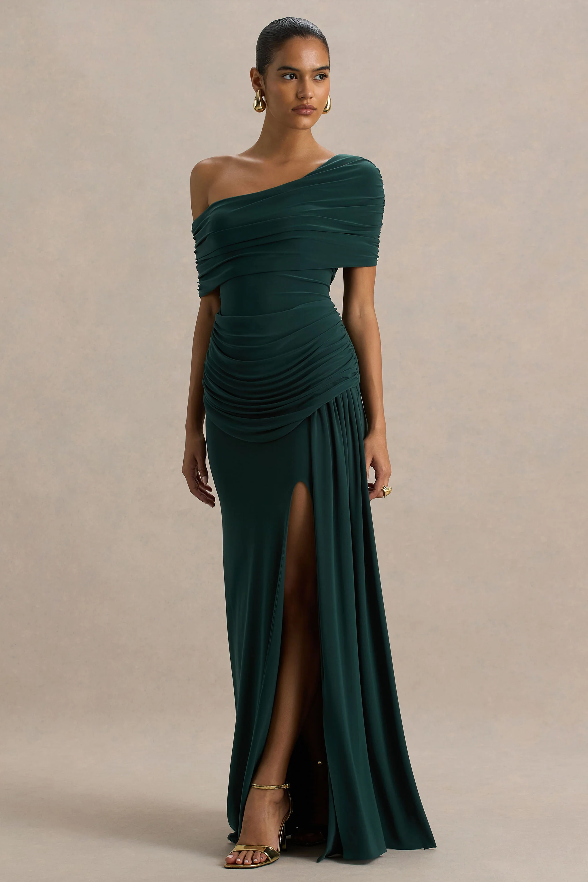 15223-dynasty-dark-green-asymmetric-neck-maxi-dress-with-ruched-detailing-and-front-high-split-1.webp