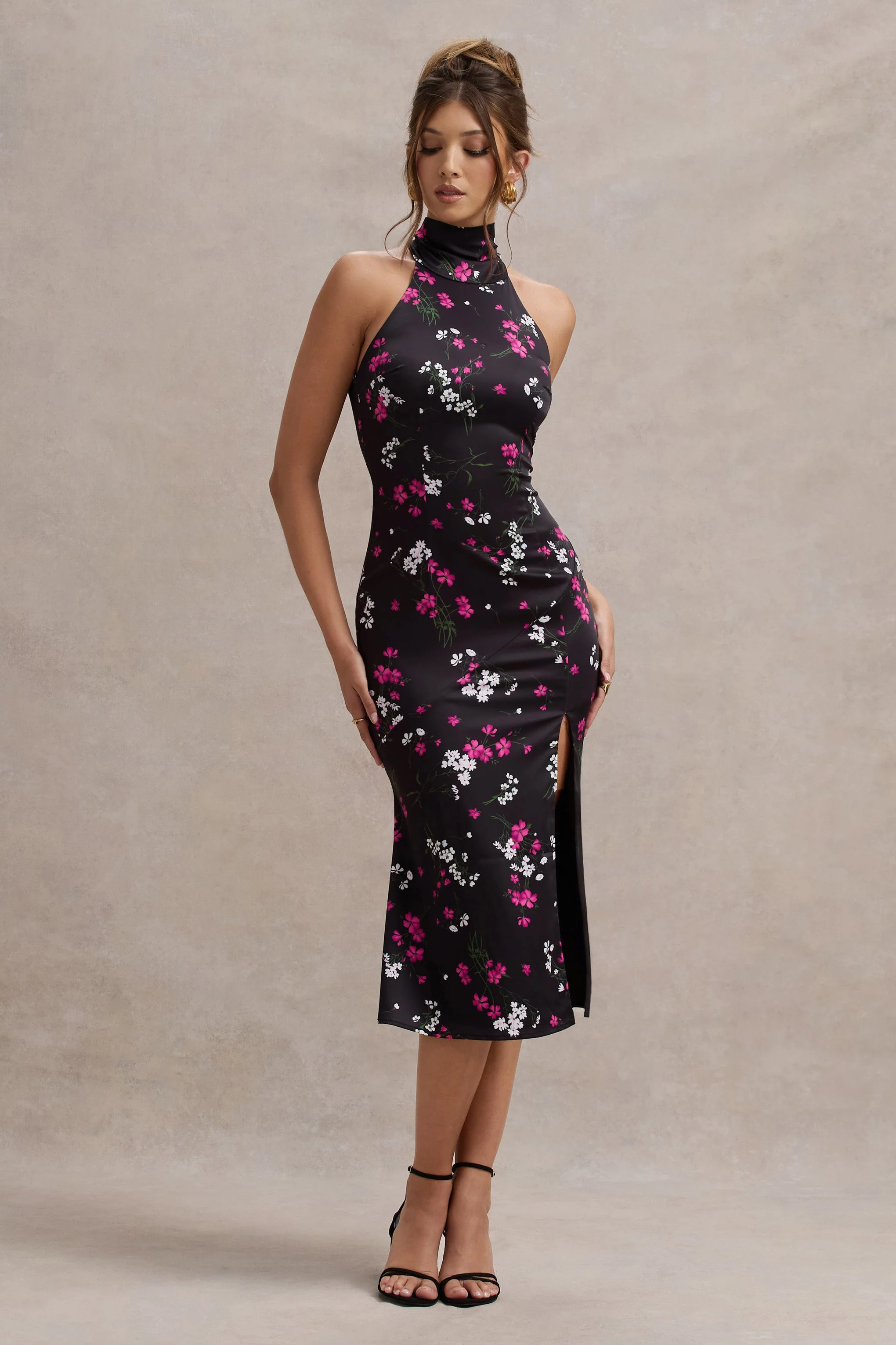 15441-violette-black-ditsy-floral-print-satin-high-neck-split-midi-dress-1.webp