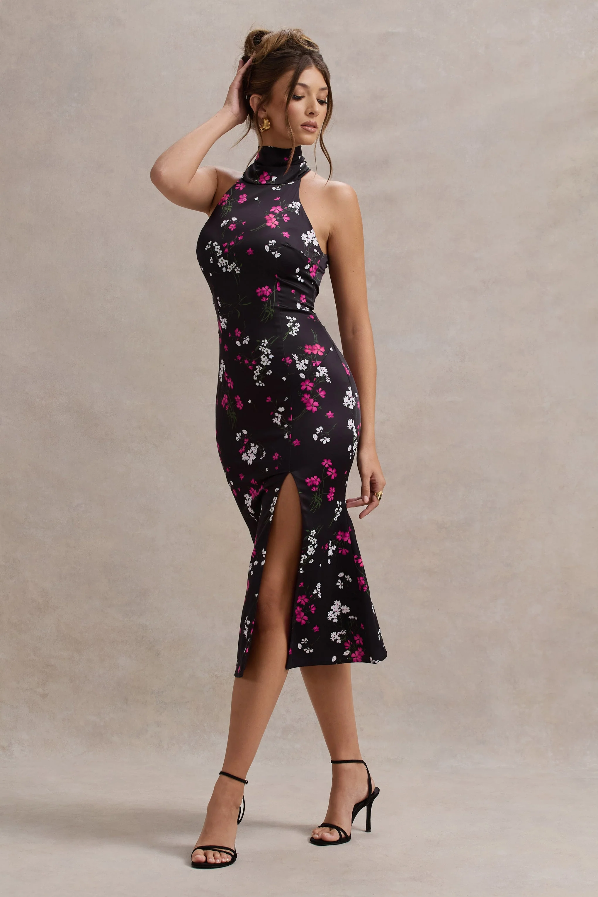 15441-violette-black-ditsy-floral-print-satin-high-neck-split-midi-dress-1.webp