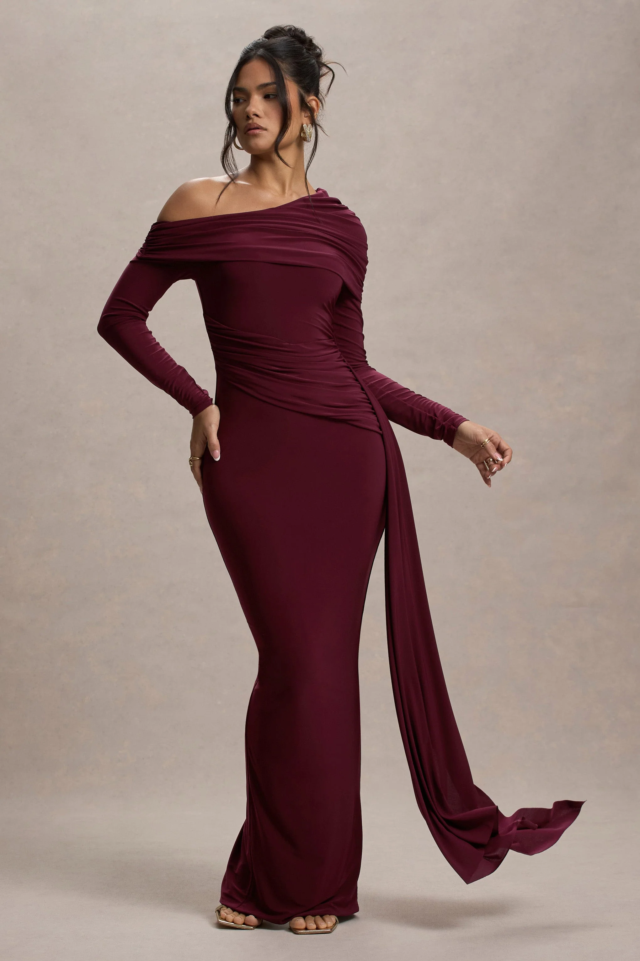 15533-valina-burgundy-ruched-asymmetric-maxi-dress-with-drape-1.webp