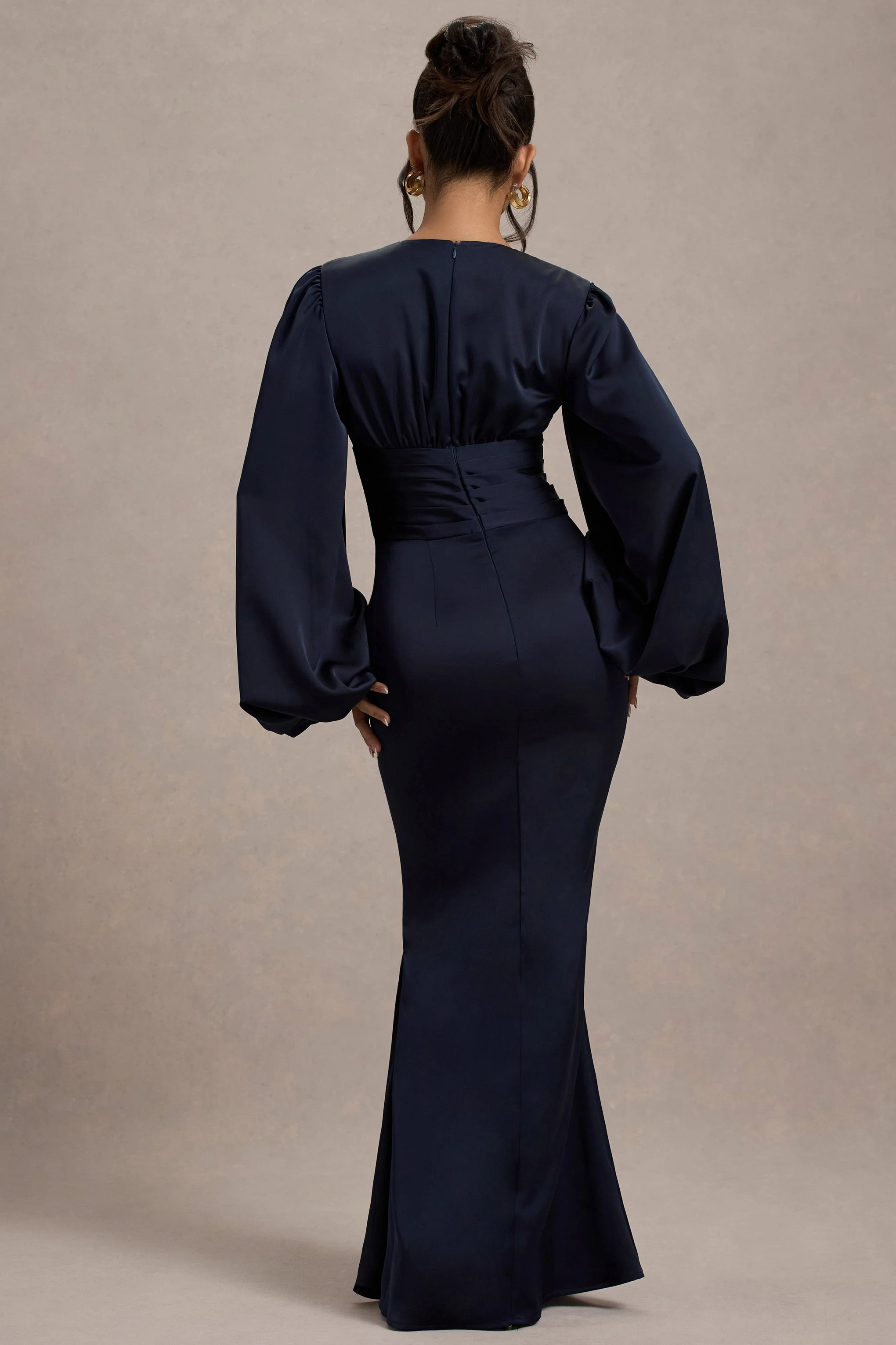 15540-helsinki-navy-satin-v-neck-balloon-sleeve-maxi-dress-1.webp