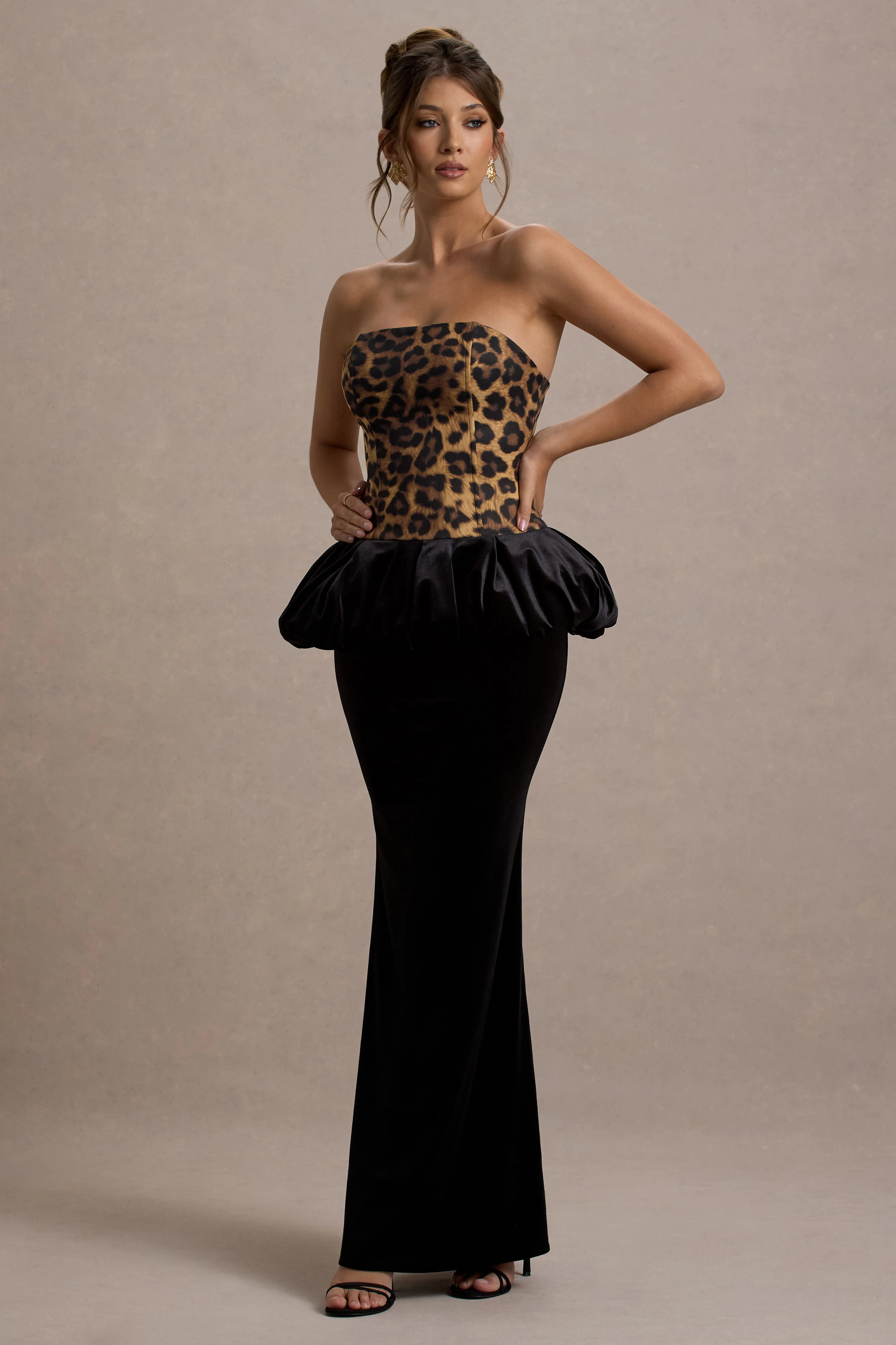 16104-harriette-leopard-print-bandeau-maxi-dress-with-black-velvet-peplum-skirt-1.webp