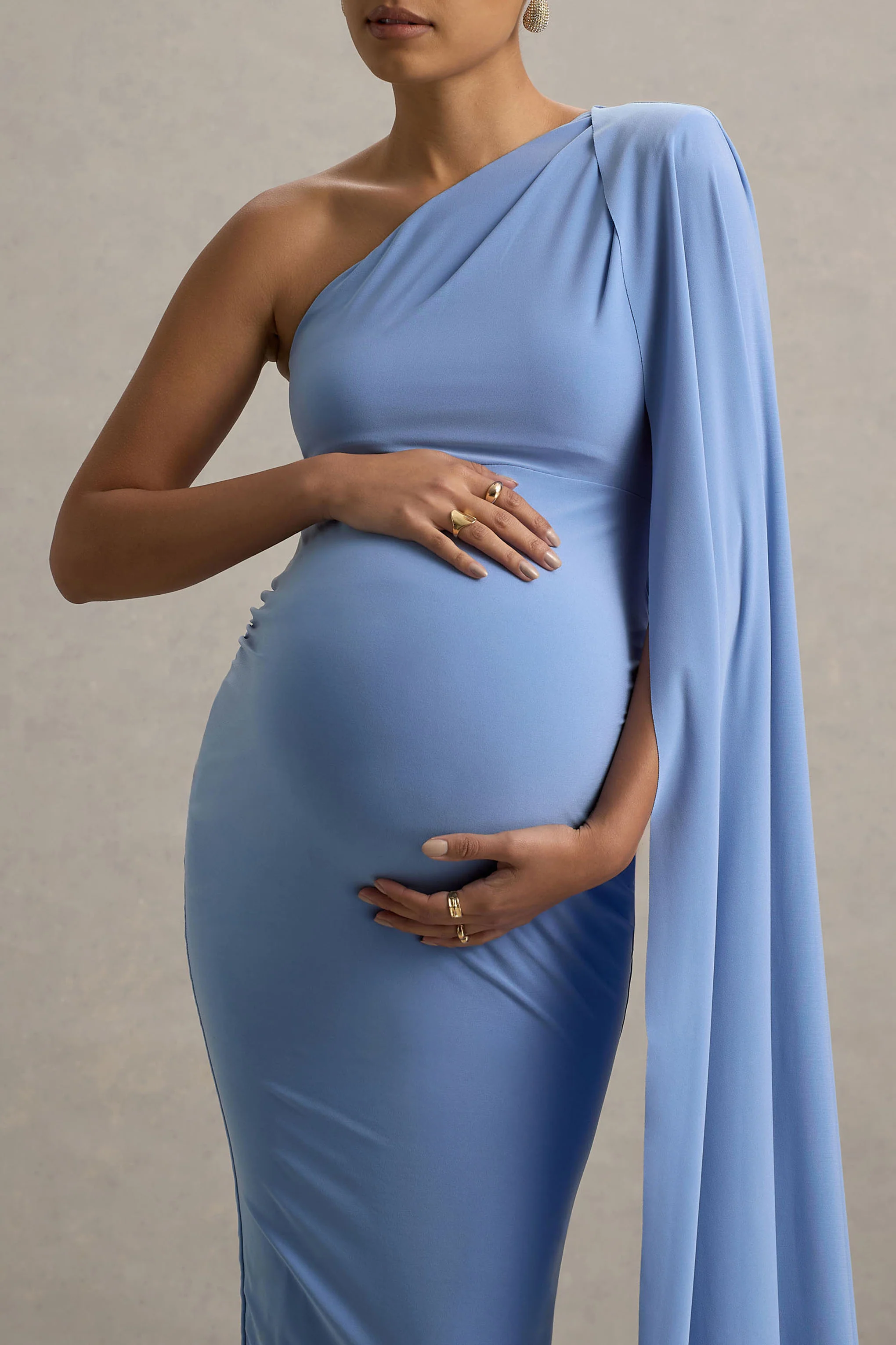 16824-amaryllis-powder-blue-maternity-one-shoulder-maxi-dress-with-cape-sleeve-1.webp