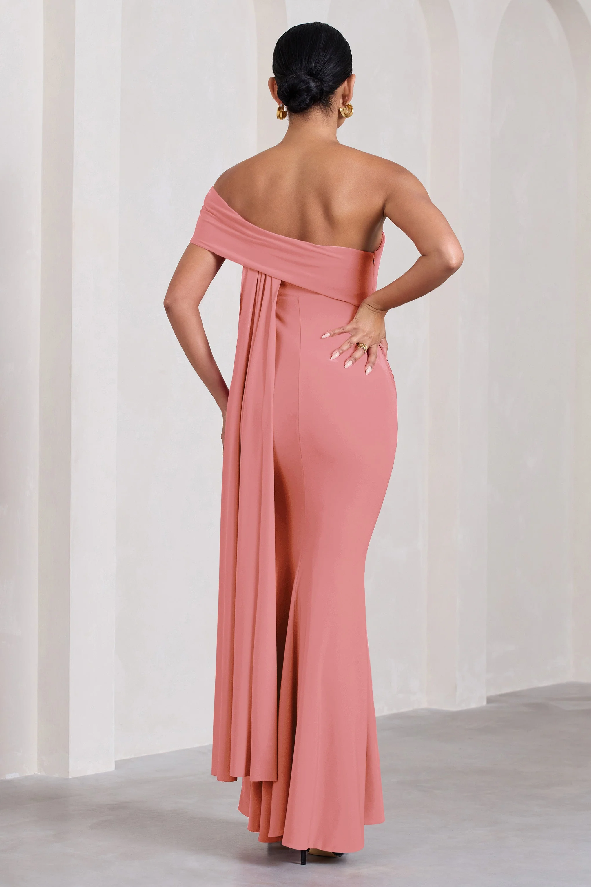 17336-real-love-blush-pink-bardot-split-maternity-maxi-dress-with-drape-detail-1.webp