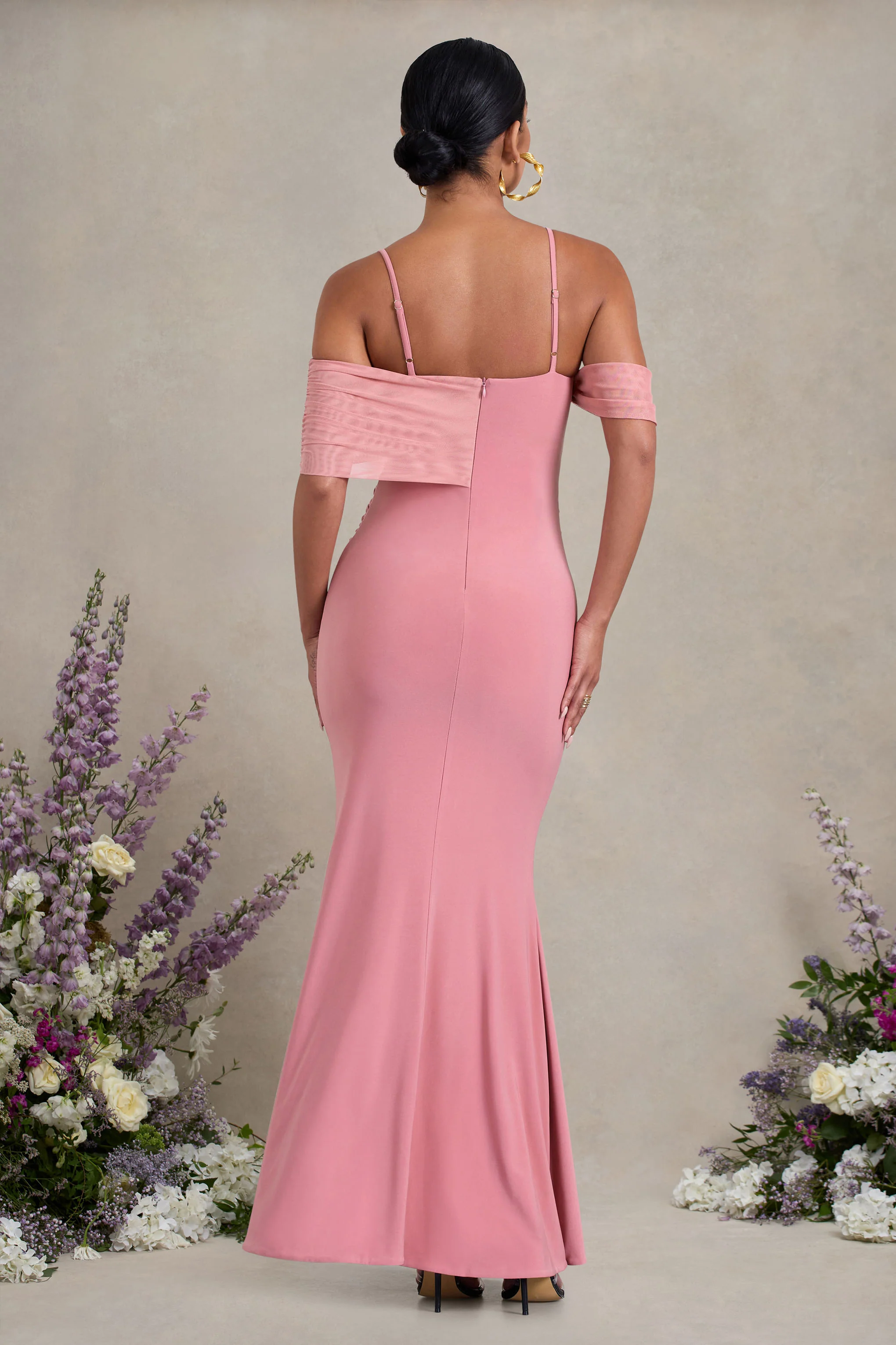 17354-augusta-blush-pink-mesh-bardot-strappy-split-maternity-maxi-dress-1.webp