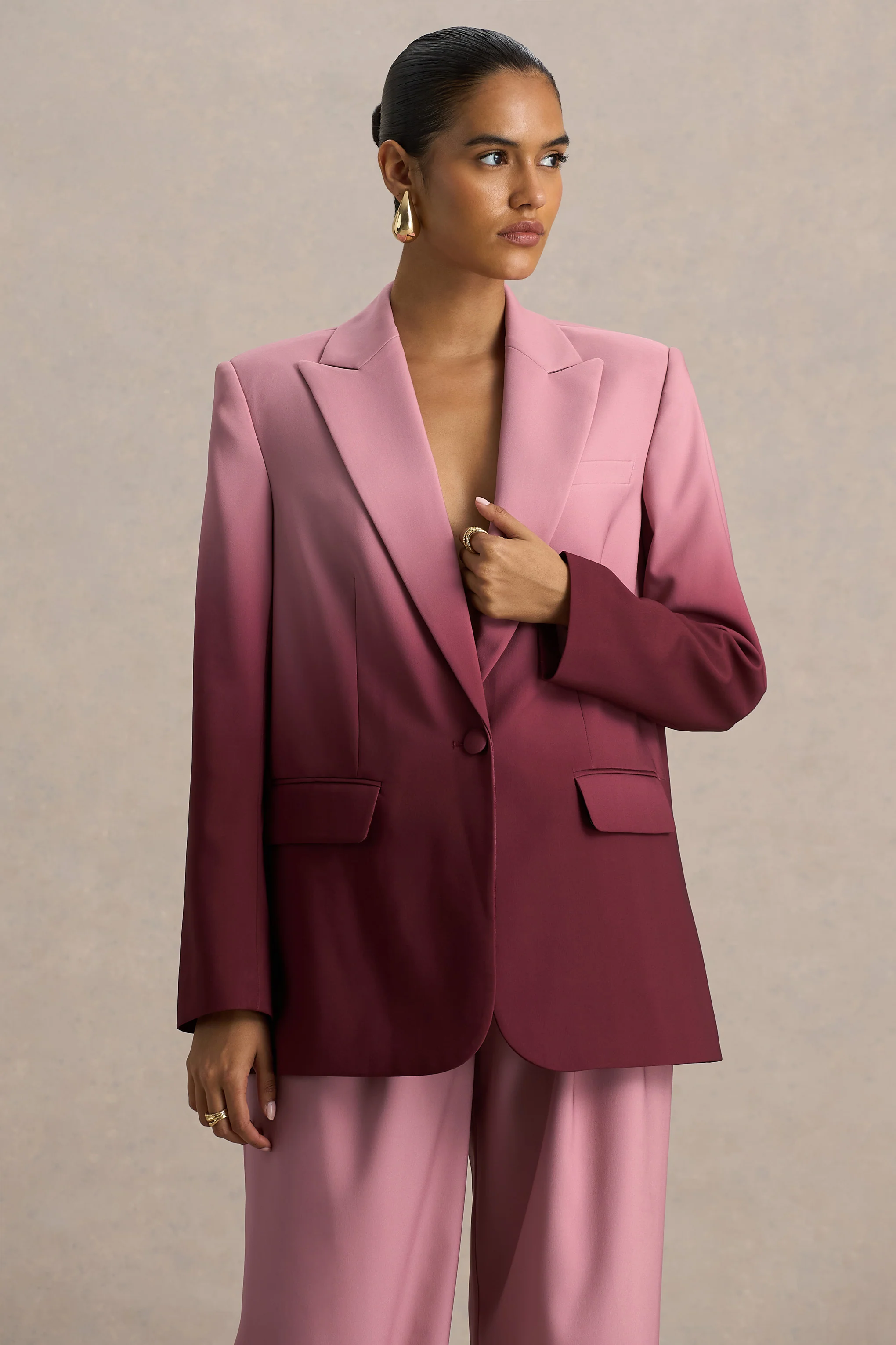 19549-enya-cherry-ombre-plunge-neck-satin-blazer-1.webp