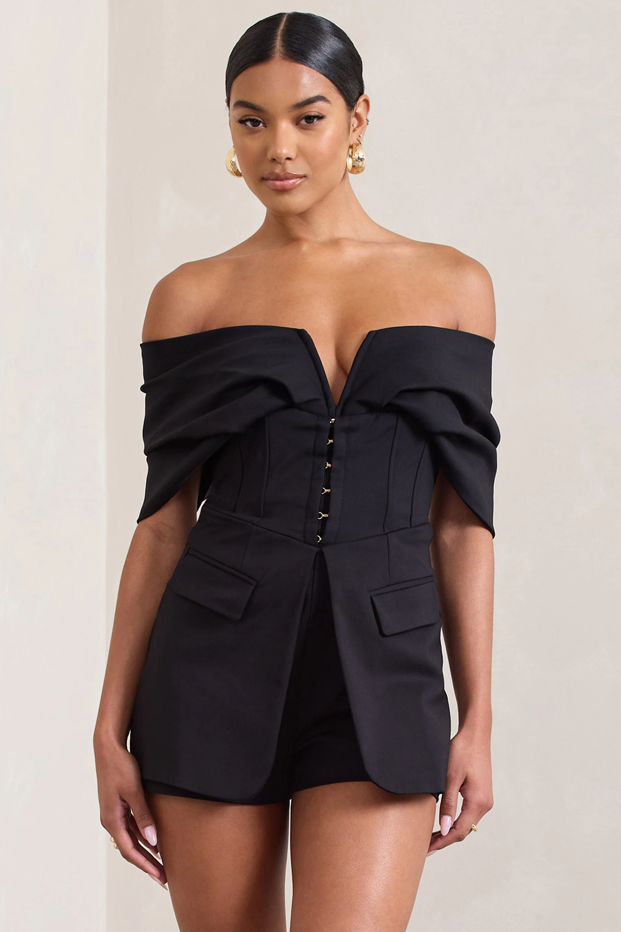 19781-damsel-black-cotton-blend-corset-bardot-playsuit-1.webp