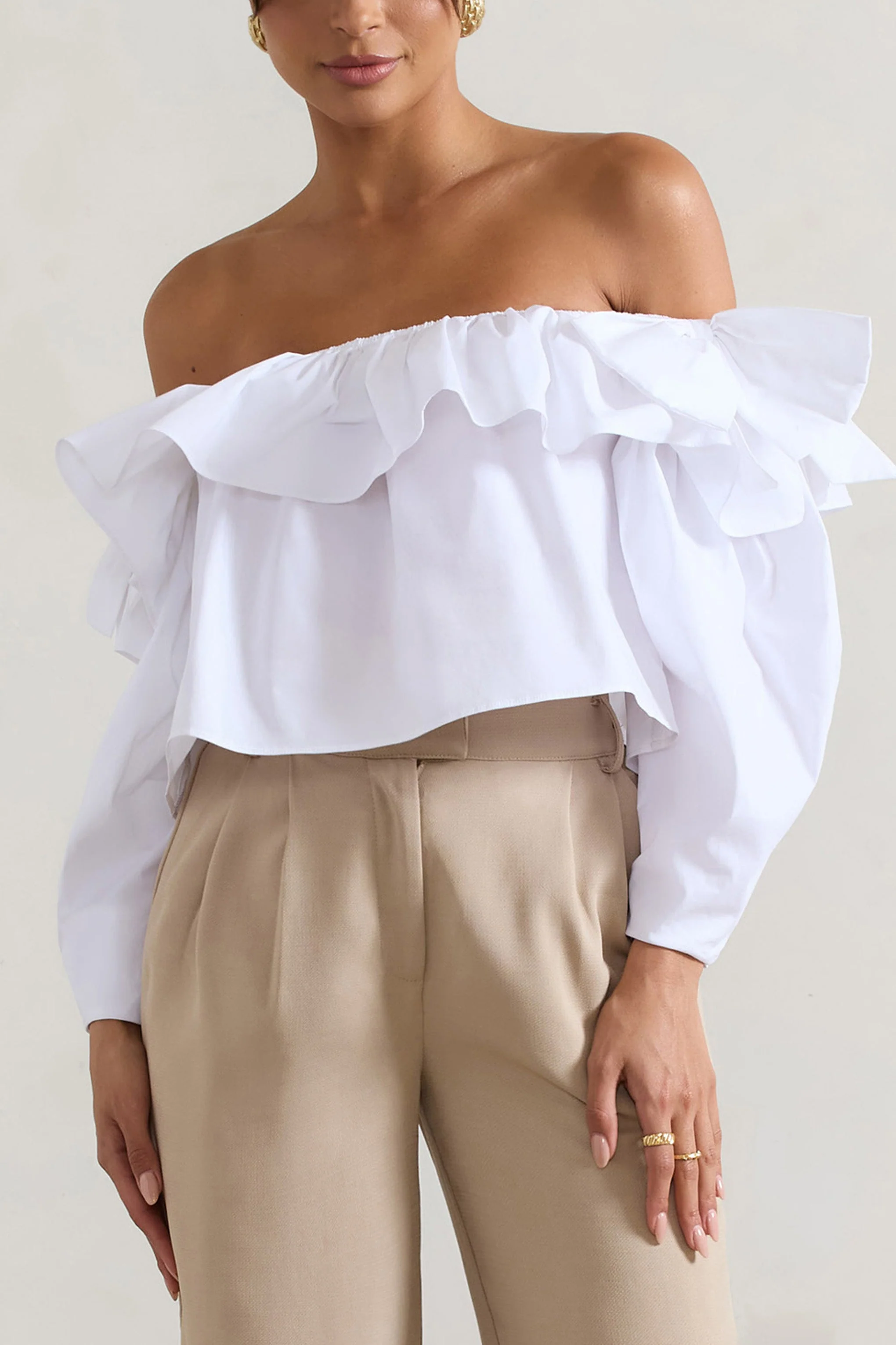 20850-cove-white-bardot-puff-sleeve-ruffle-top-with-bows-1.webp