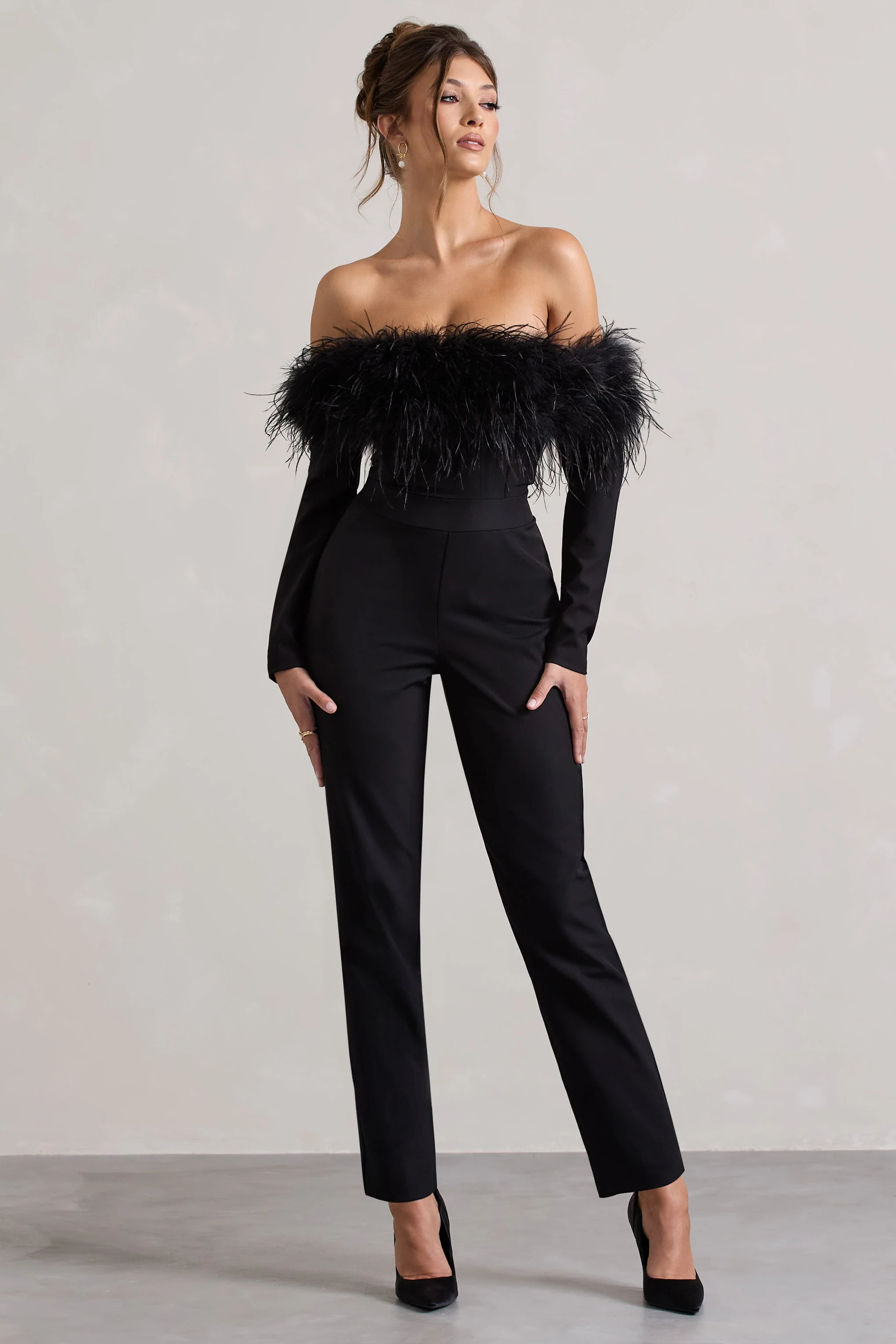 21027-ales-black-bardot-tailored-straight-leg-jumpsuit-with-feather-trim-1.webp