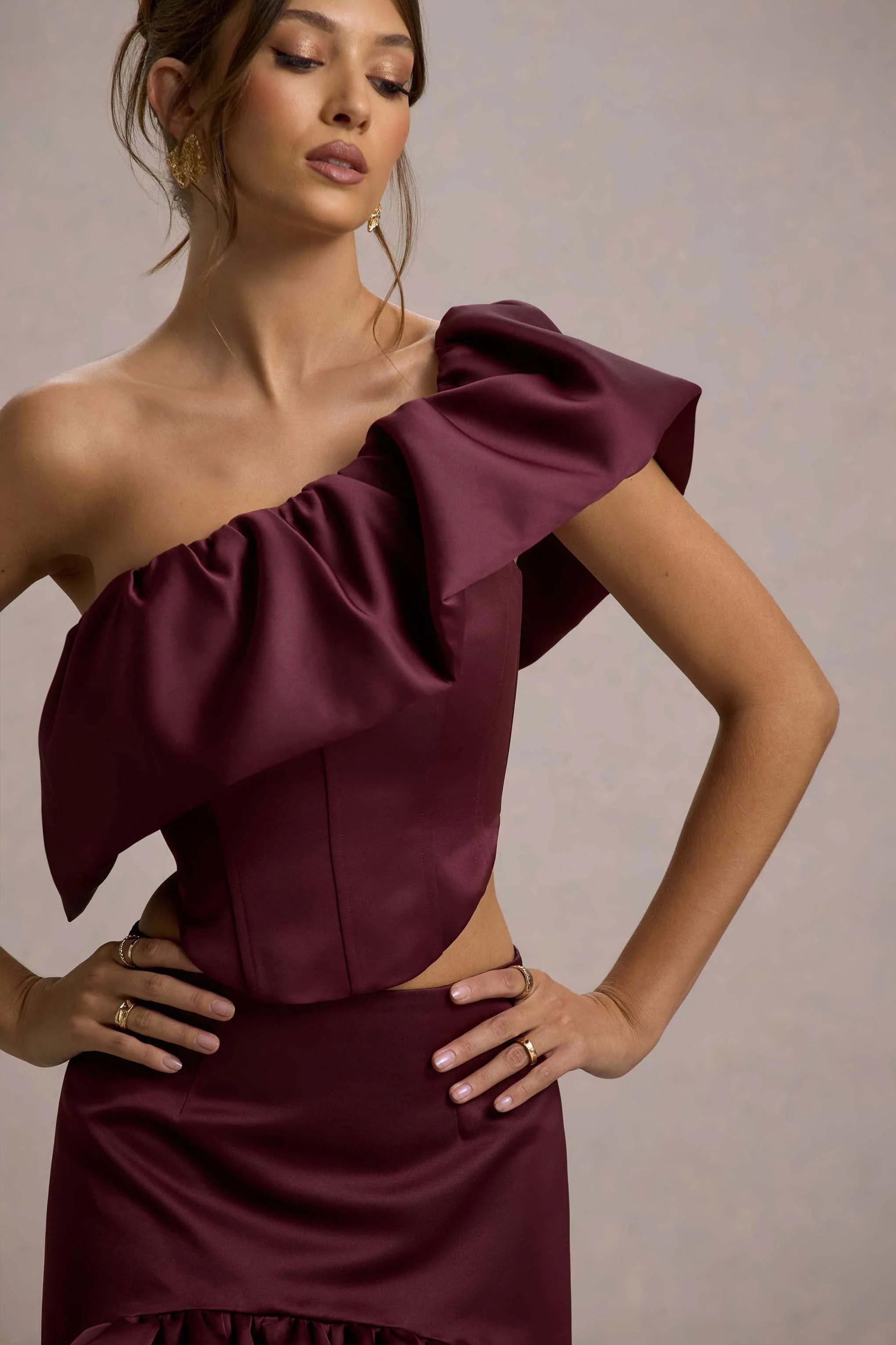21481-sandie-merlot-satin-bardot-ruffled-crop-top-1.webp