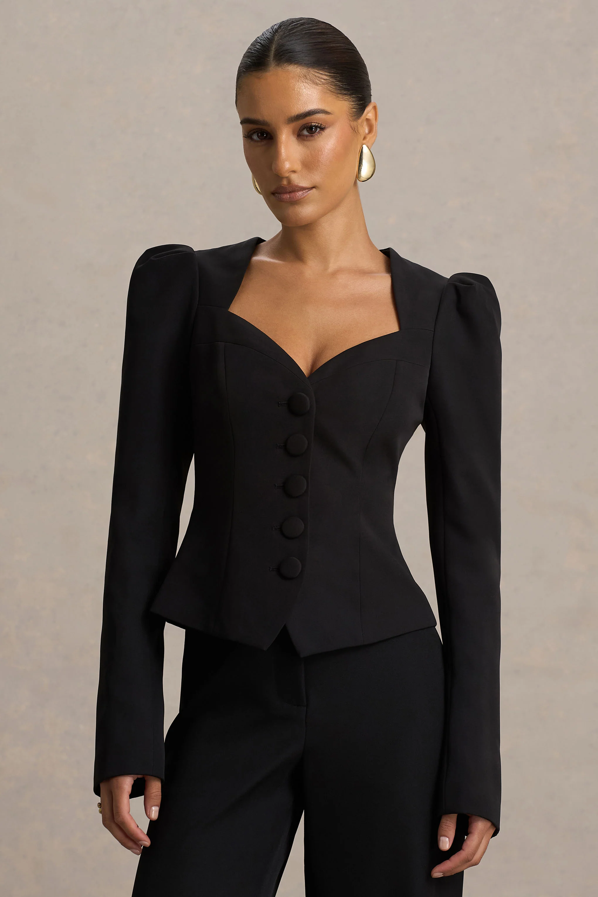 22393-olympia-black-sweetheart-neck-tailored-top-1.webp