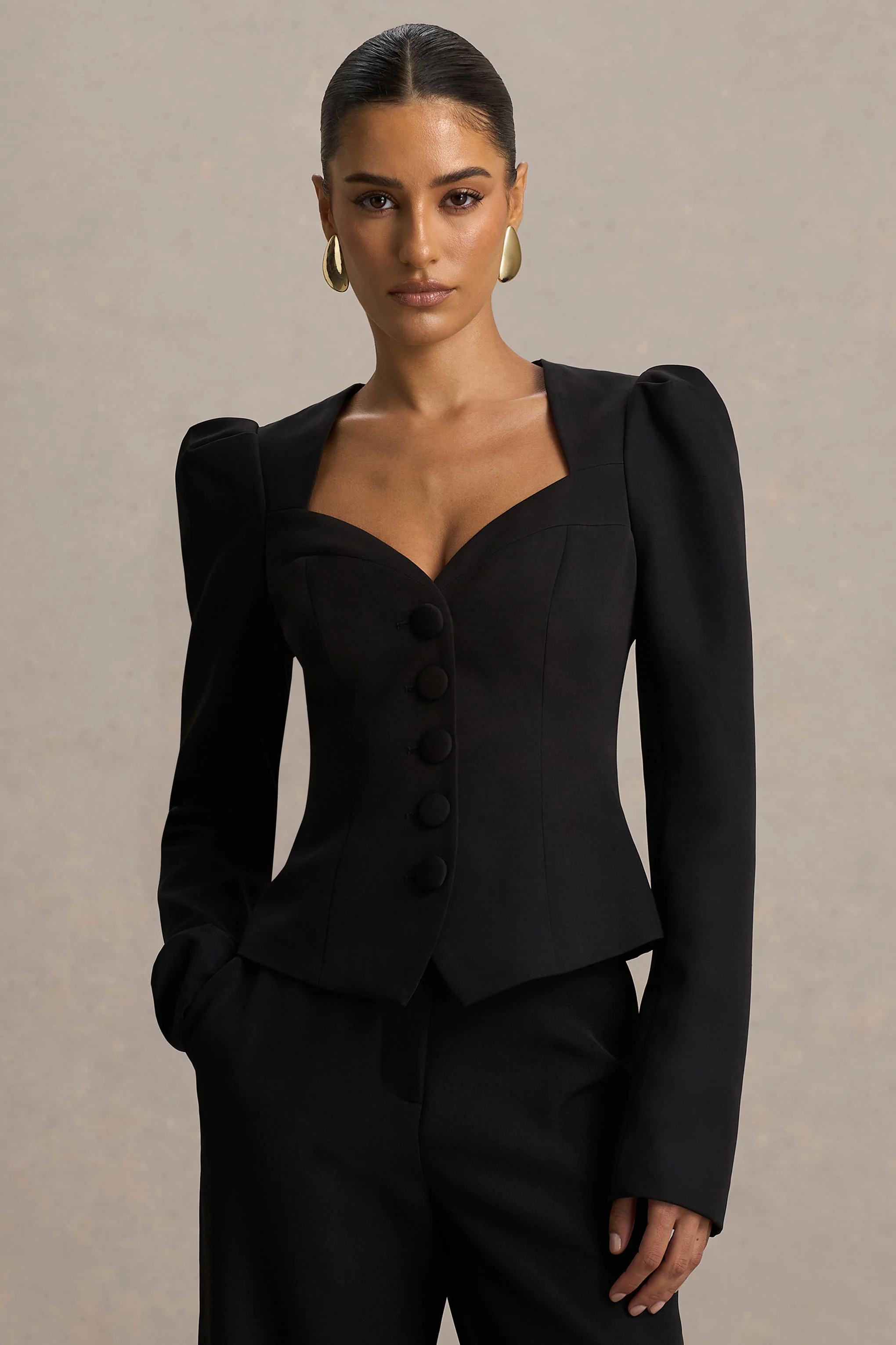 22393-olympia-black-sweetheart-neck-tailored-top-1.webp