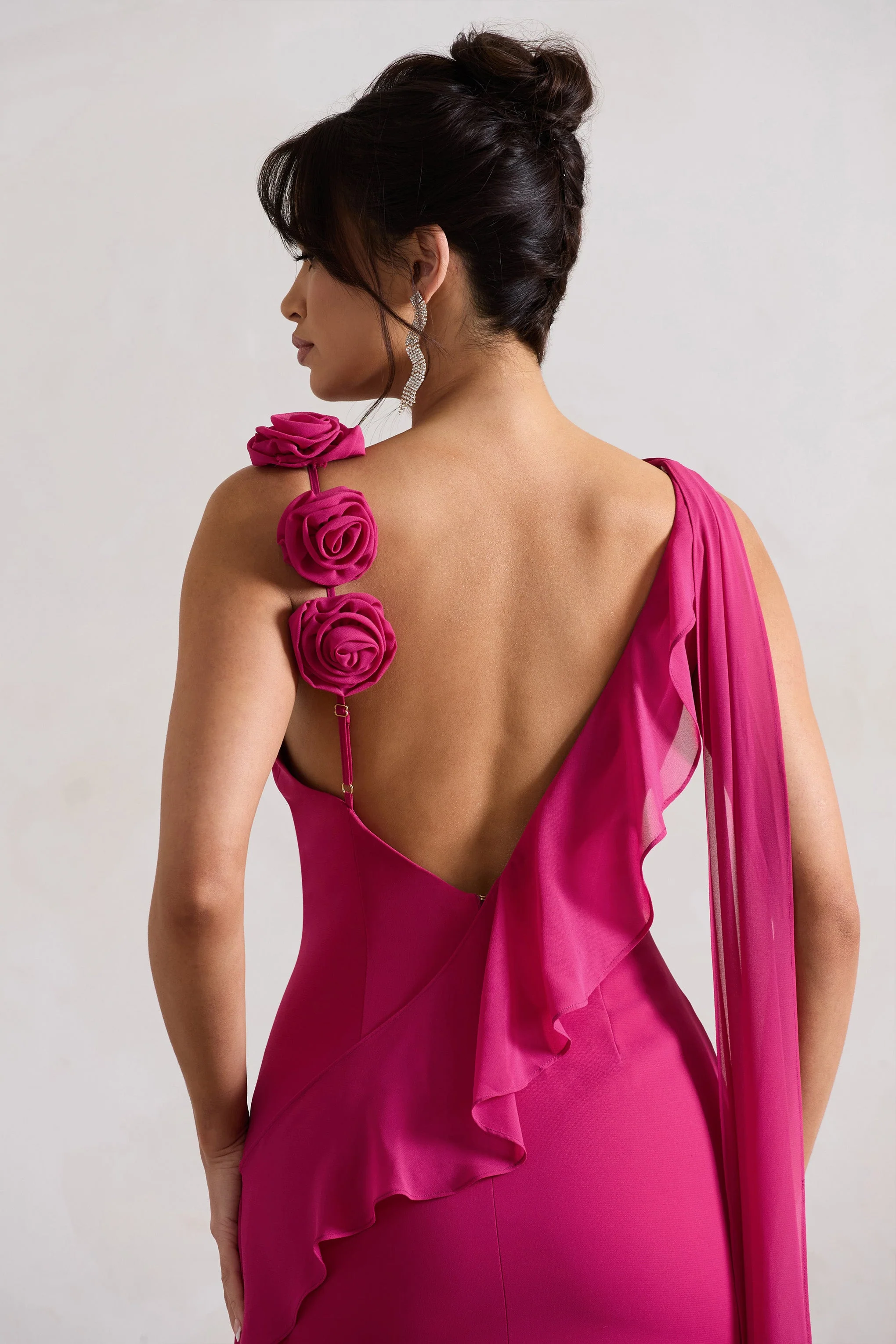 2308-angeline-dark-pink-chiffon-draped-split-maxi-dress-with-corsages-1.webp
