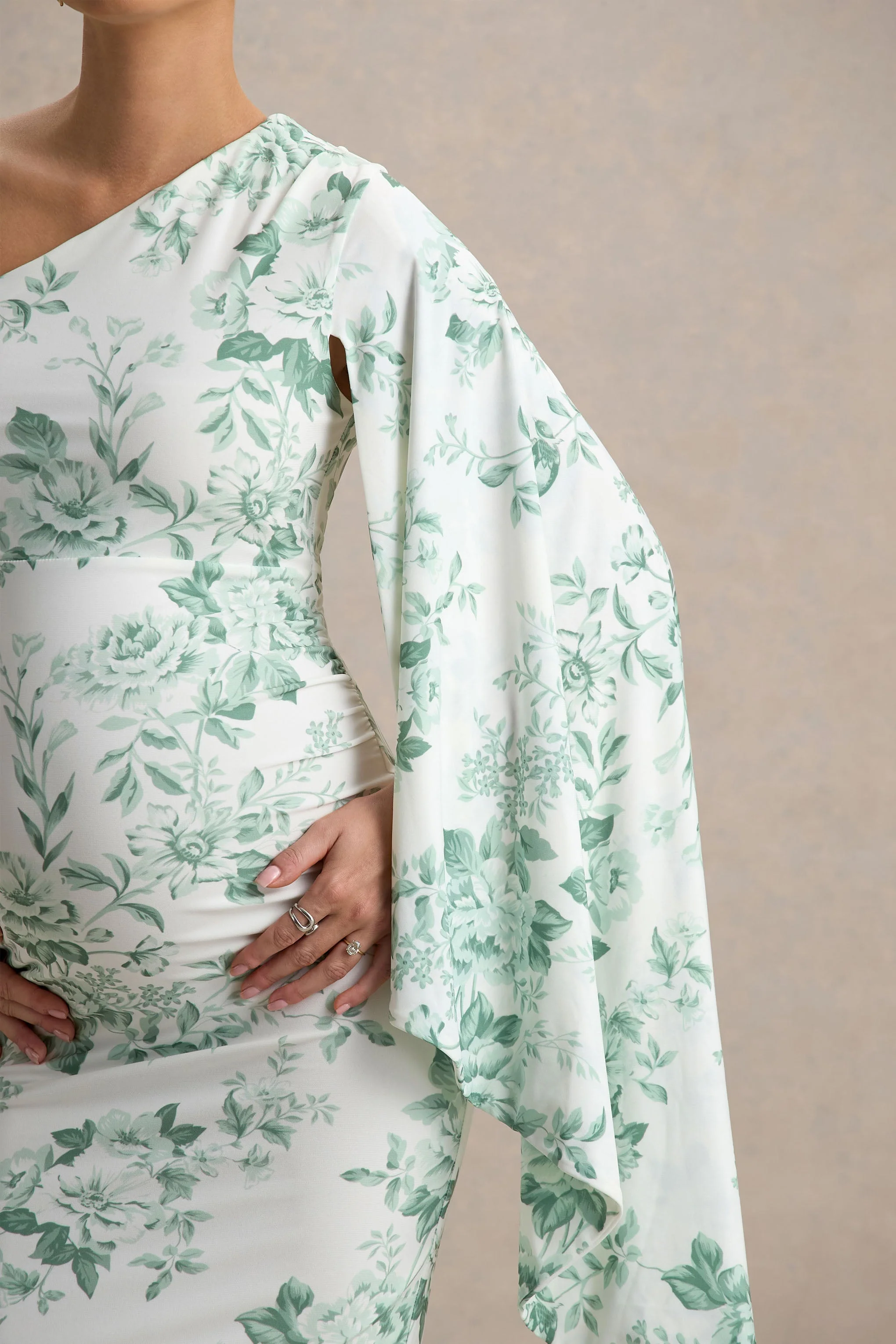 23440-aliana-green-porcelain-print-asymmetric-maternity-maxi-dress-with-ruched-detailing-1.webp